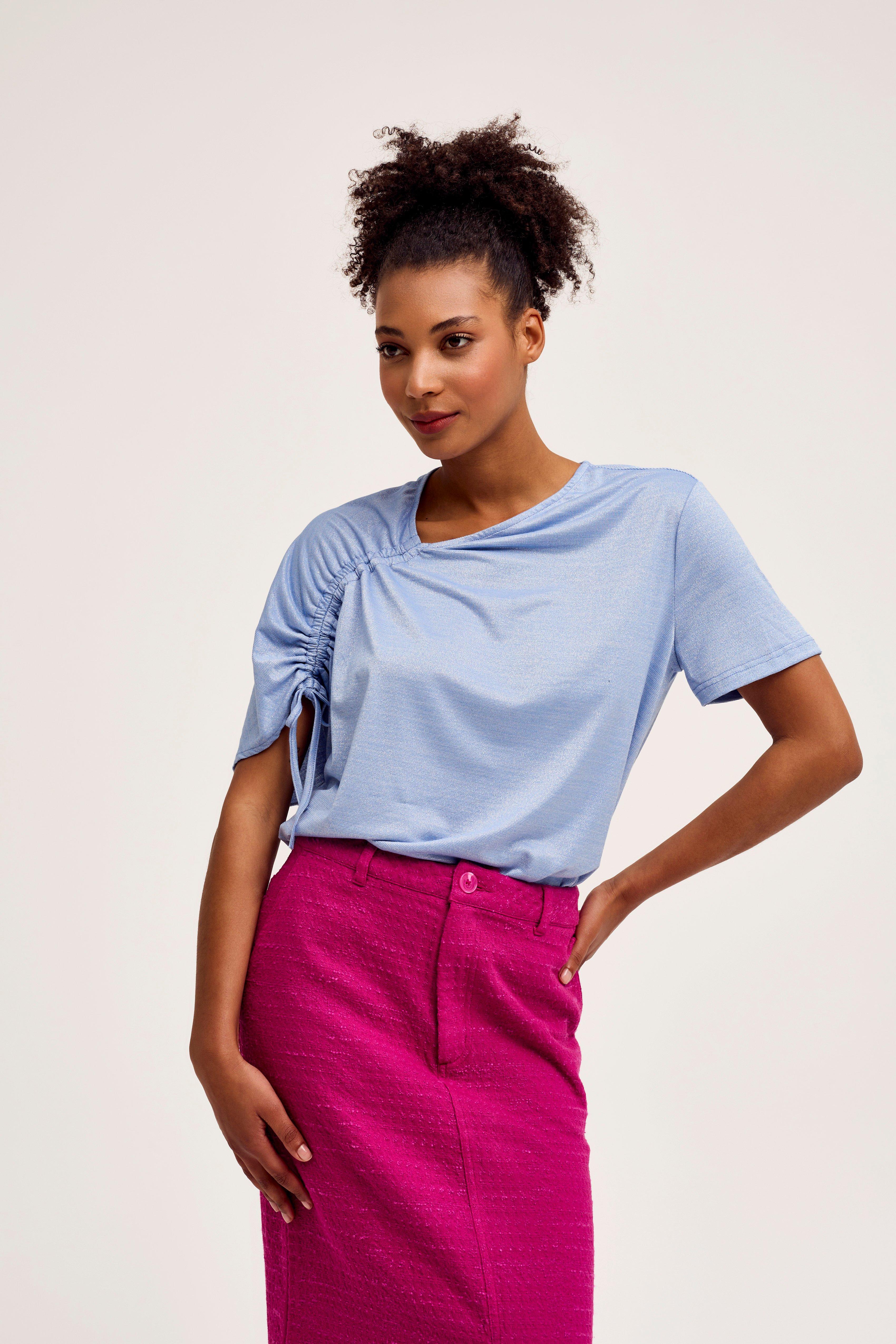CKS Dames - INSTA - t-shirt short sleeves - blue