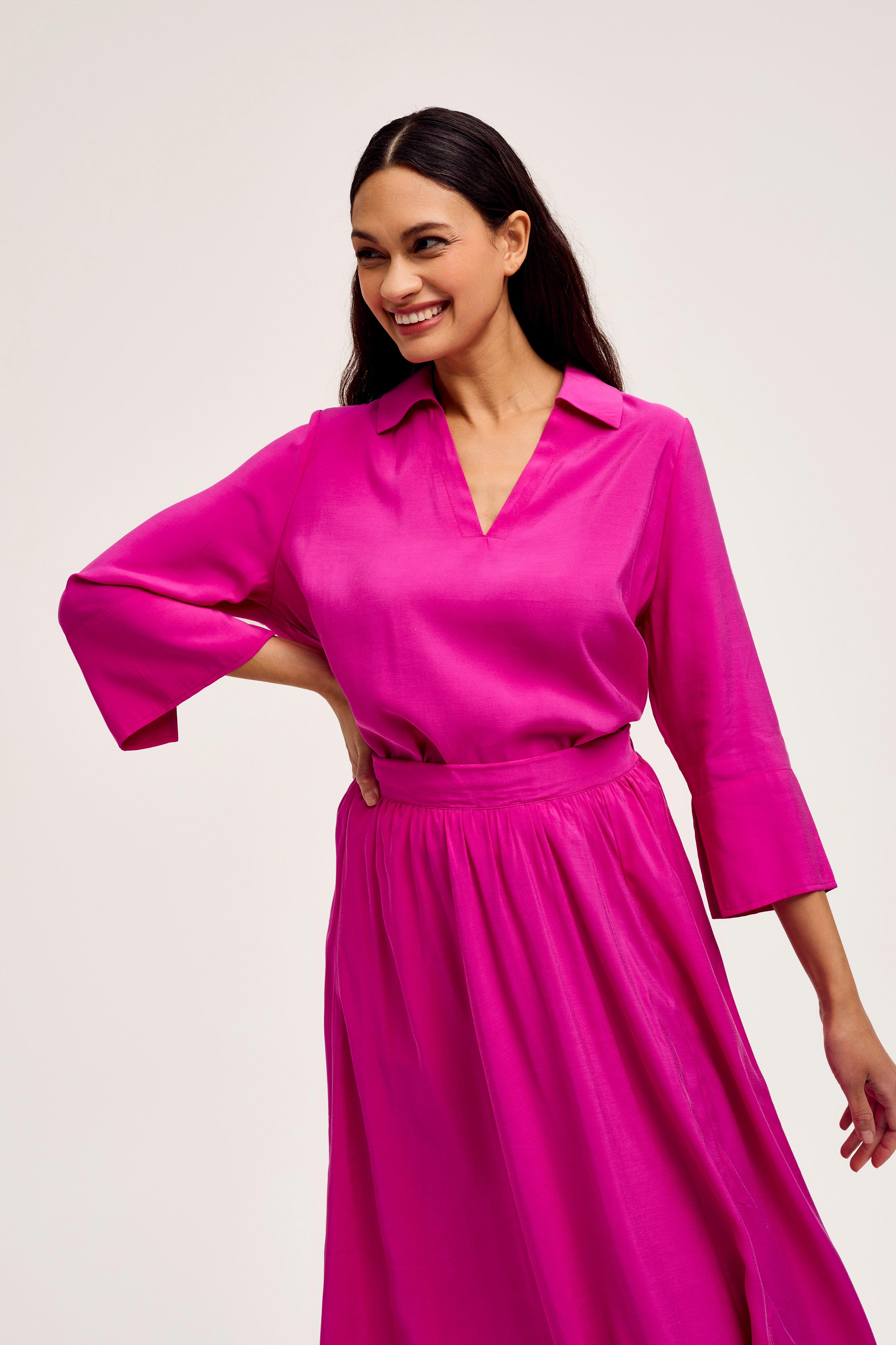 CKS Dames - SOLEDO - blouse korte mouwen - roze