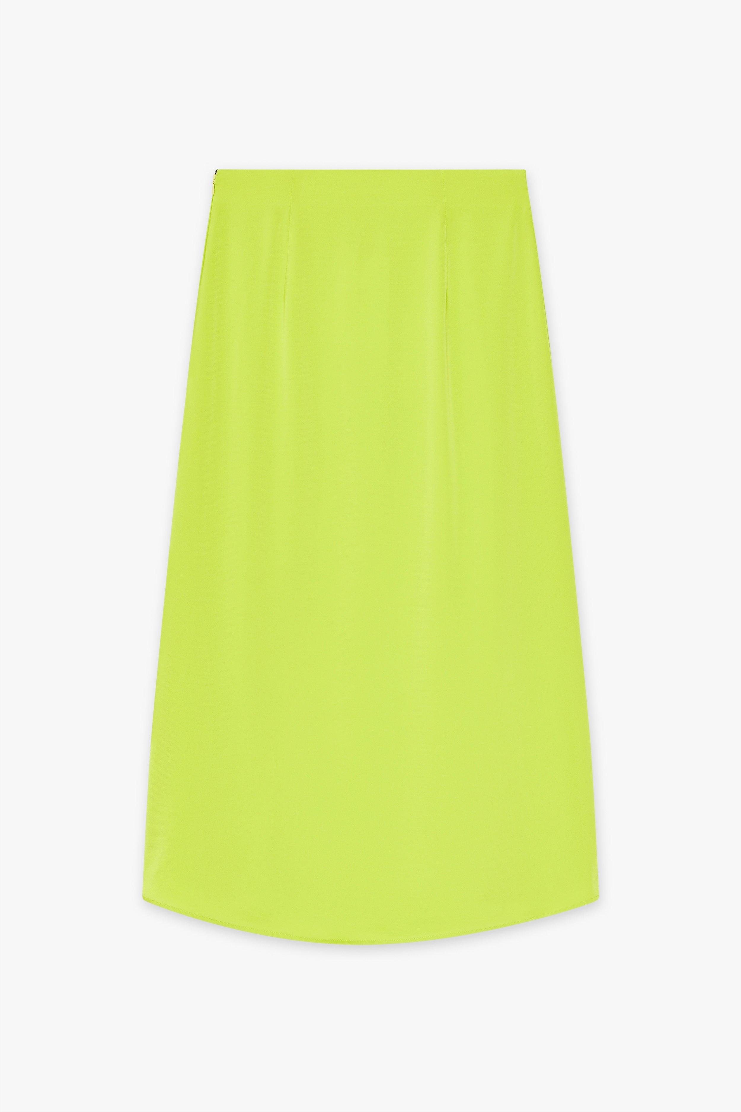 CKS Dames - SKINS - midi skirt - bright yellow