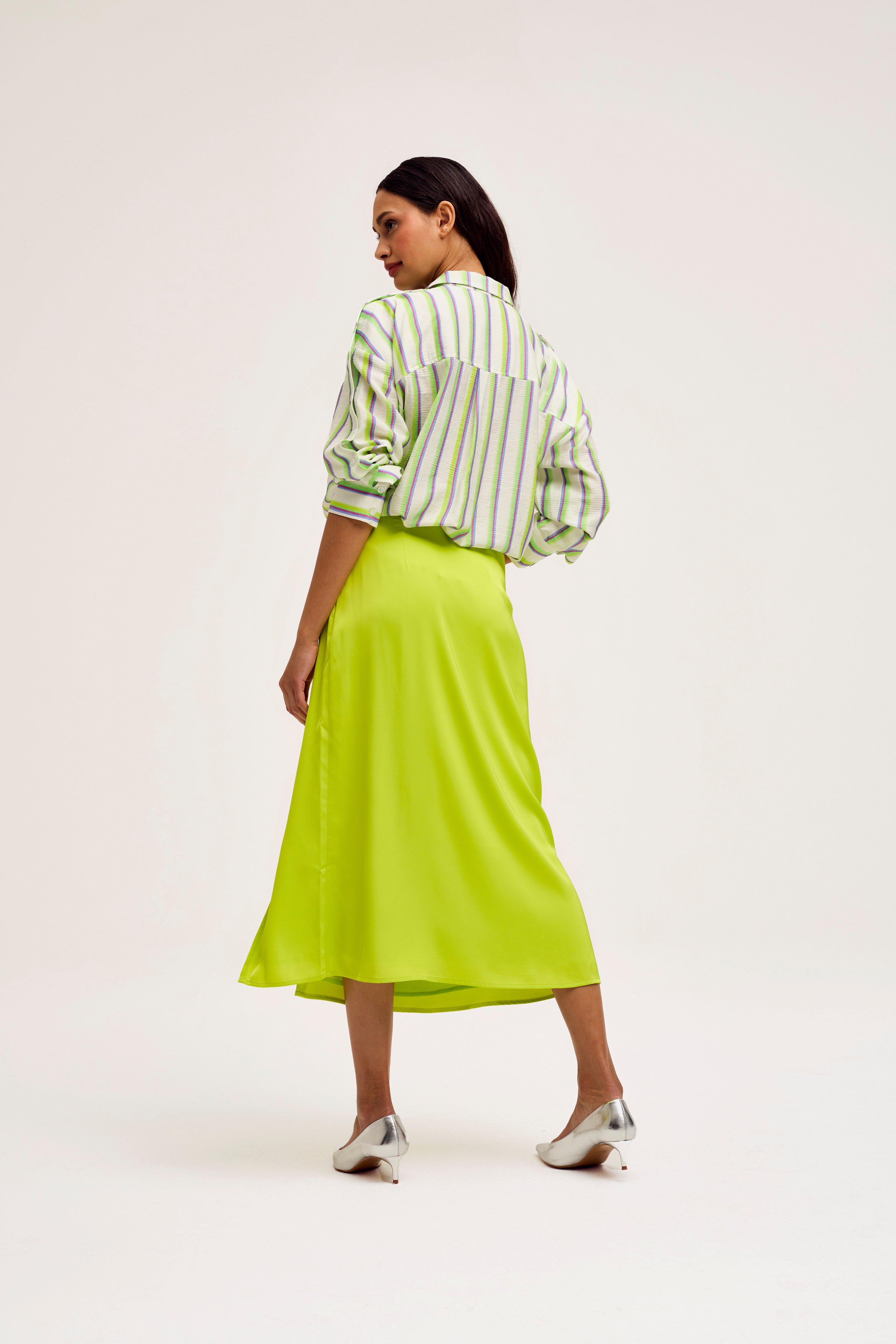 CKS Dames - SKINS - midi skirt - bright yellow