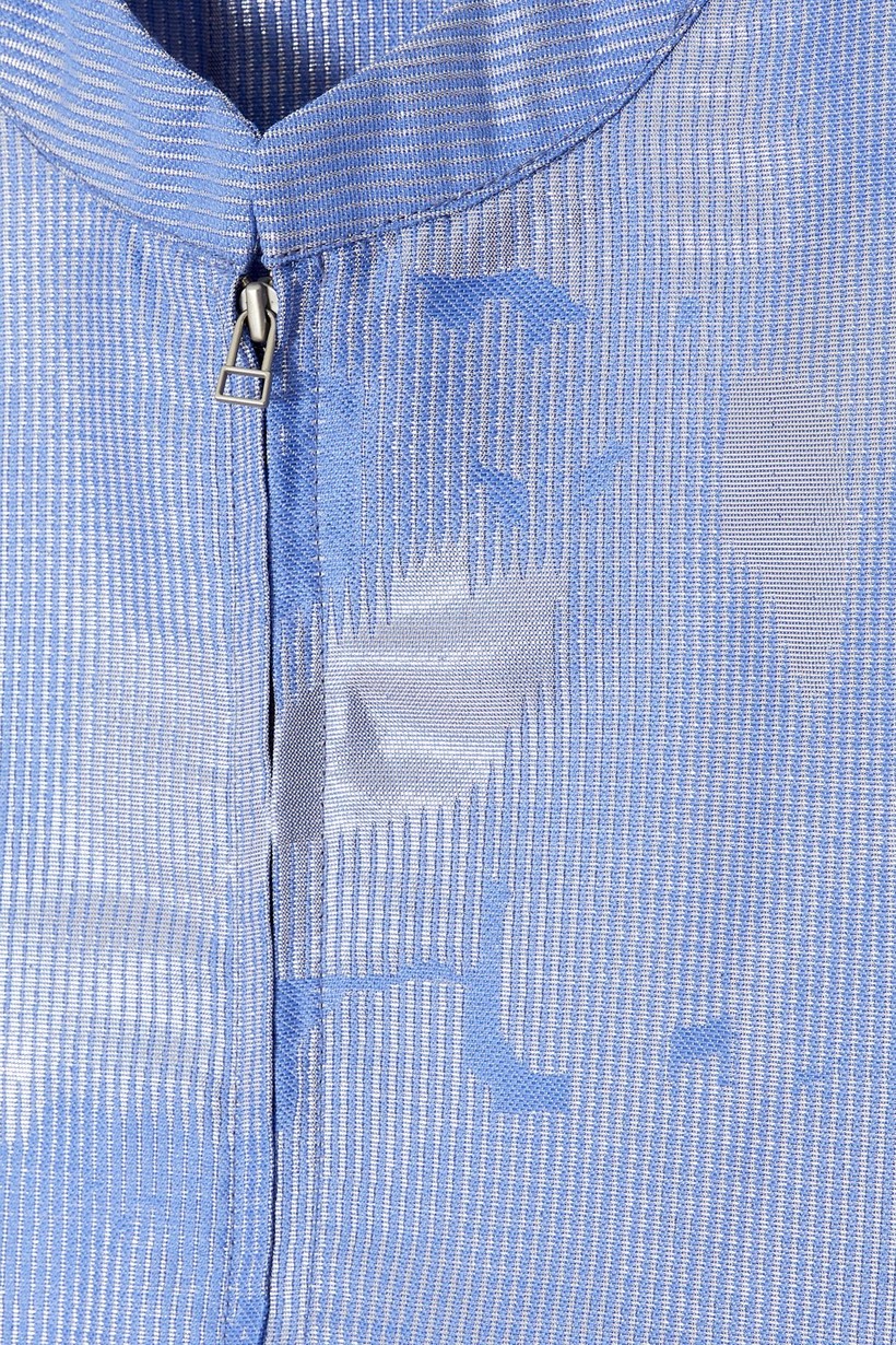 CKS Dames - INFINITE - veste fantaisie courte - bleu clair