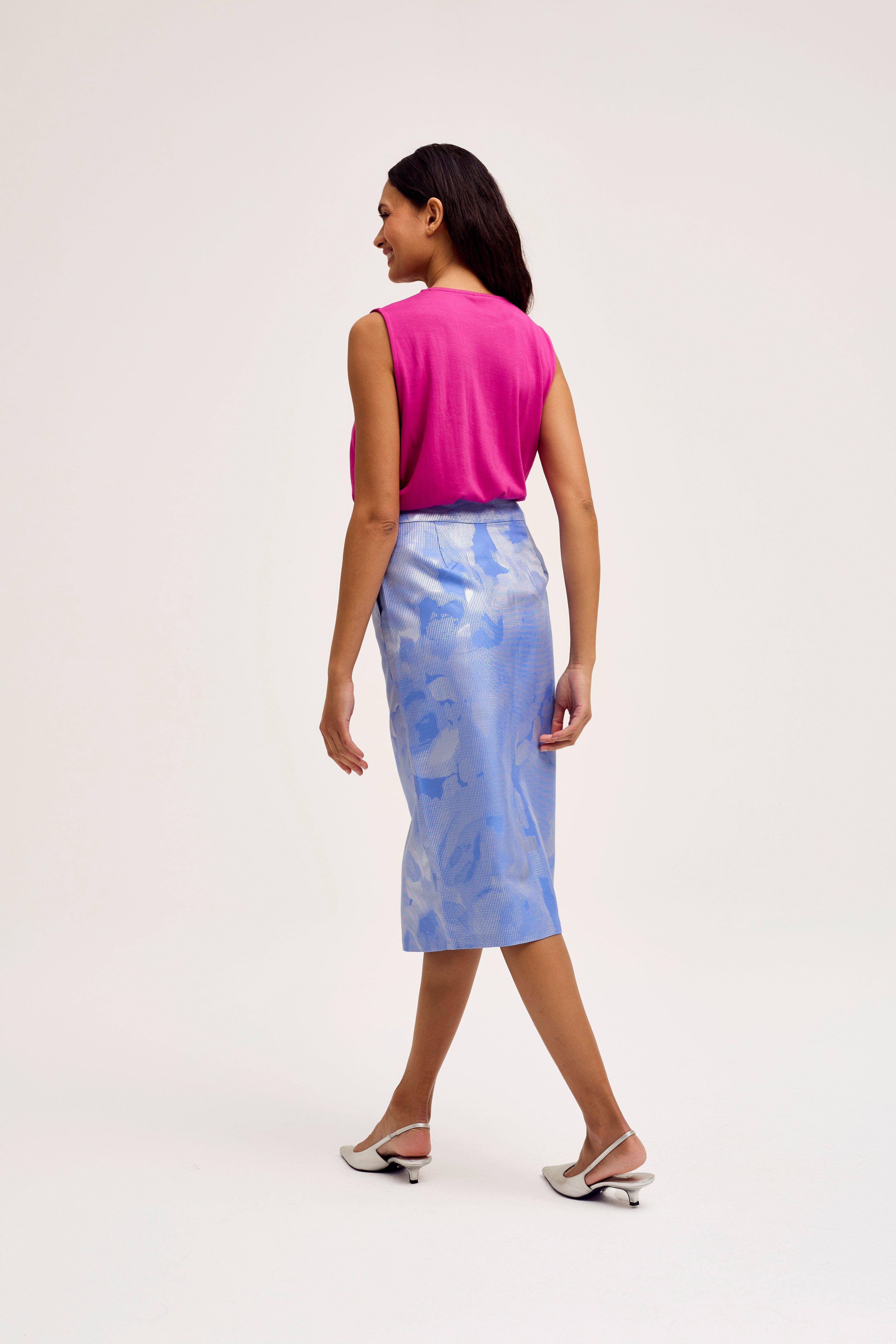 CKS Dames - RIMISI - midi skirt - light blue