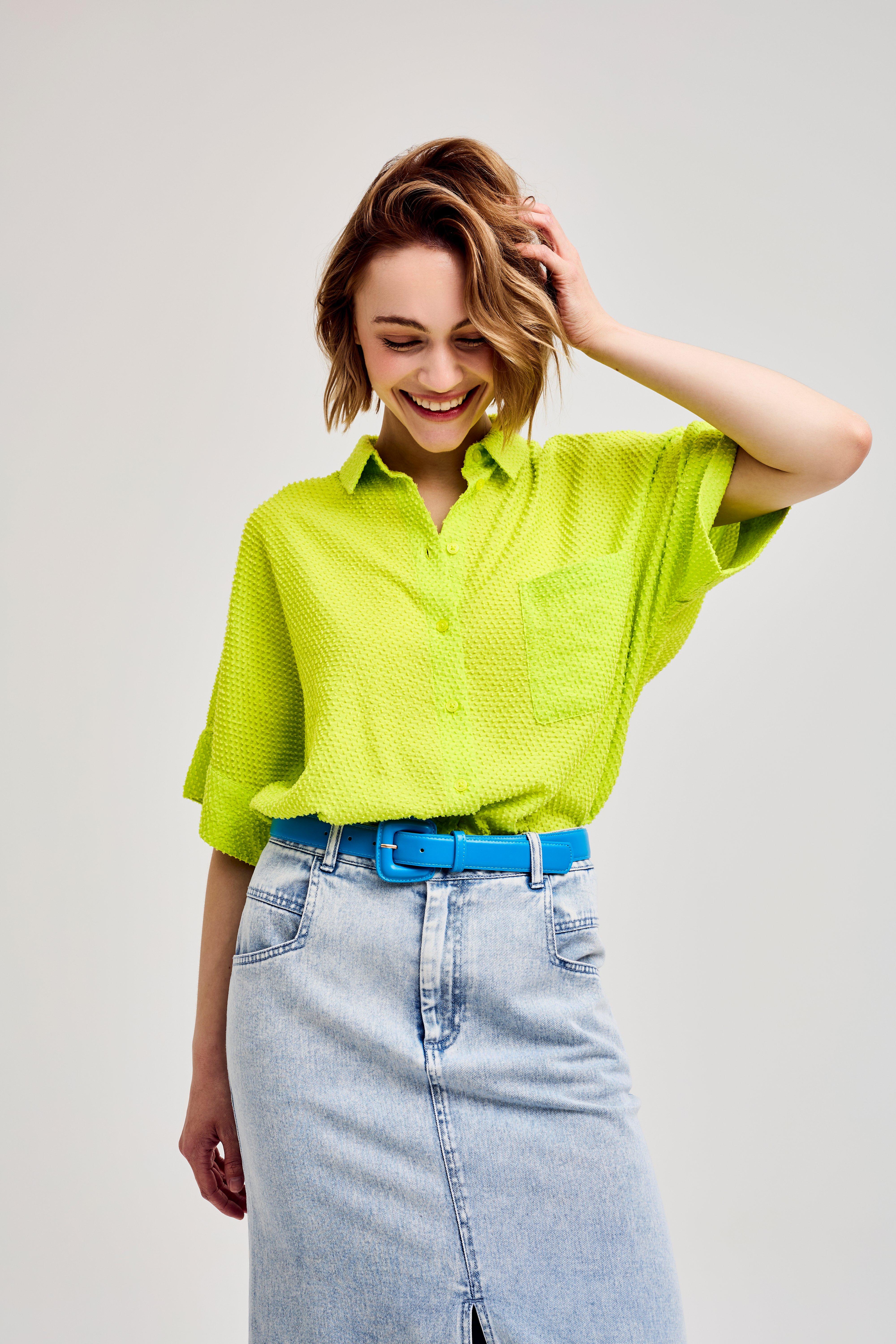 CKS Dames - SELAH - blouse lange mouwen - felgeel