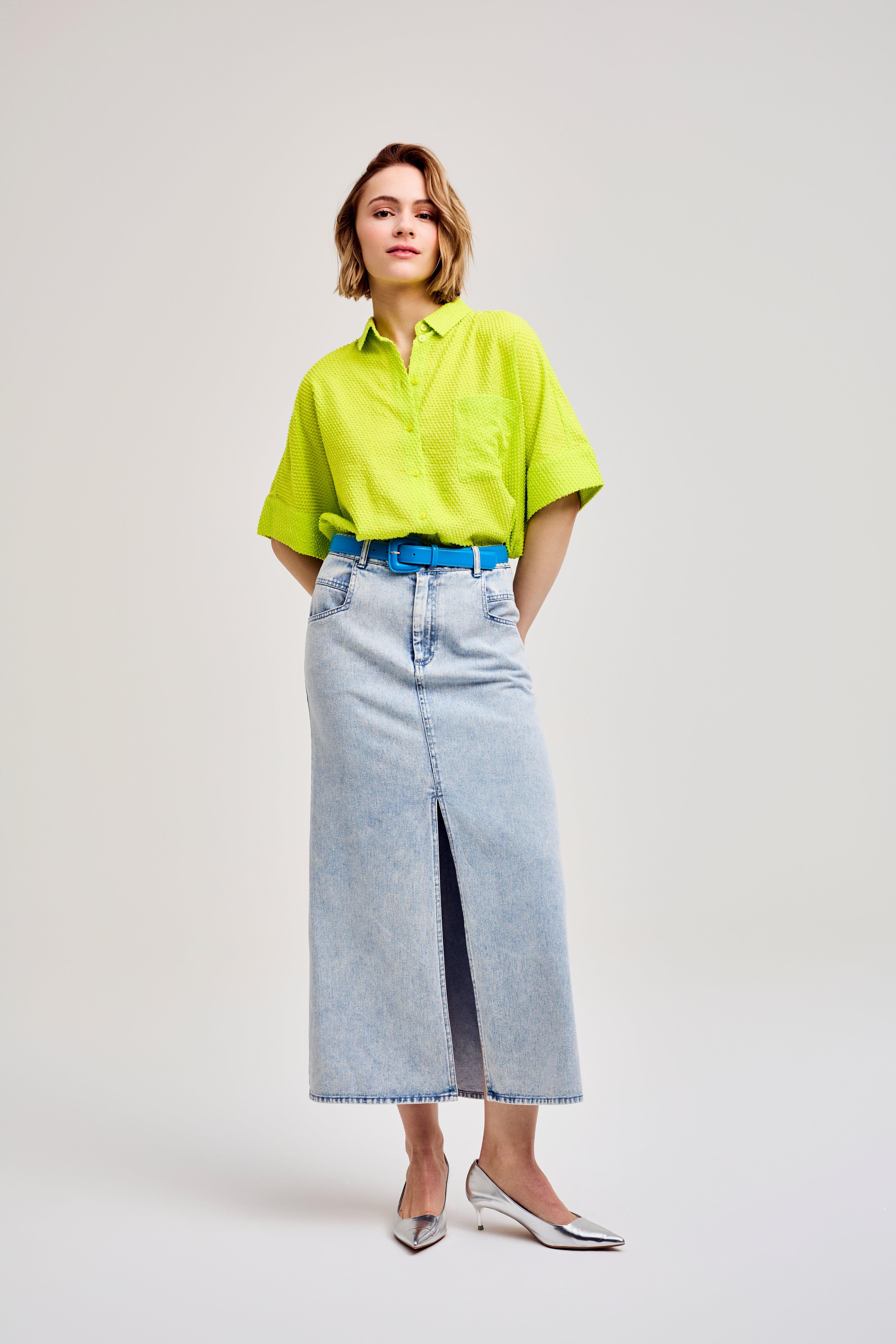 CKS Dames - SELAH - blouse lange mouwen - felgeel
