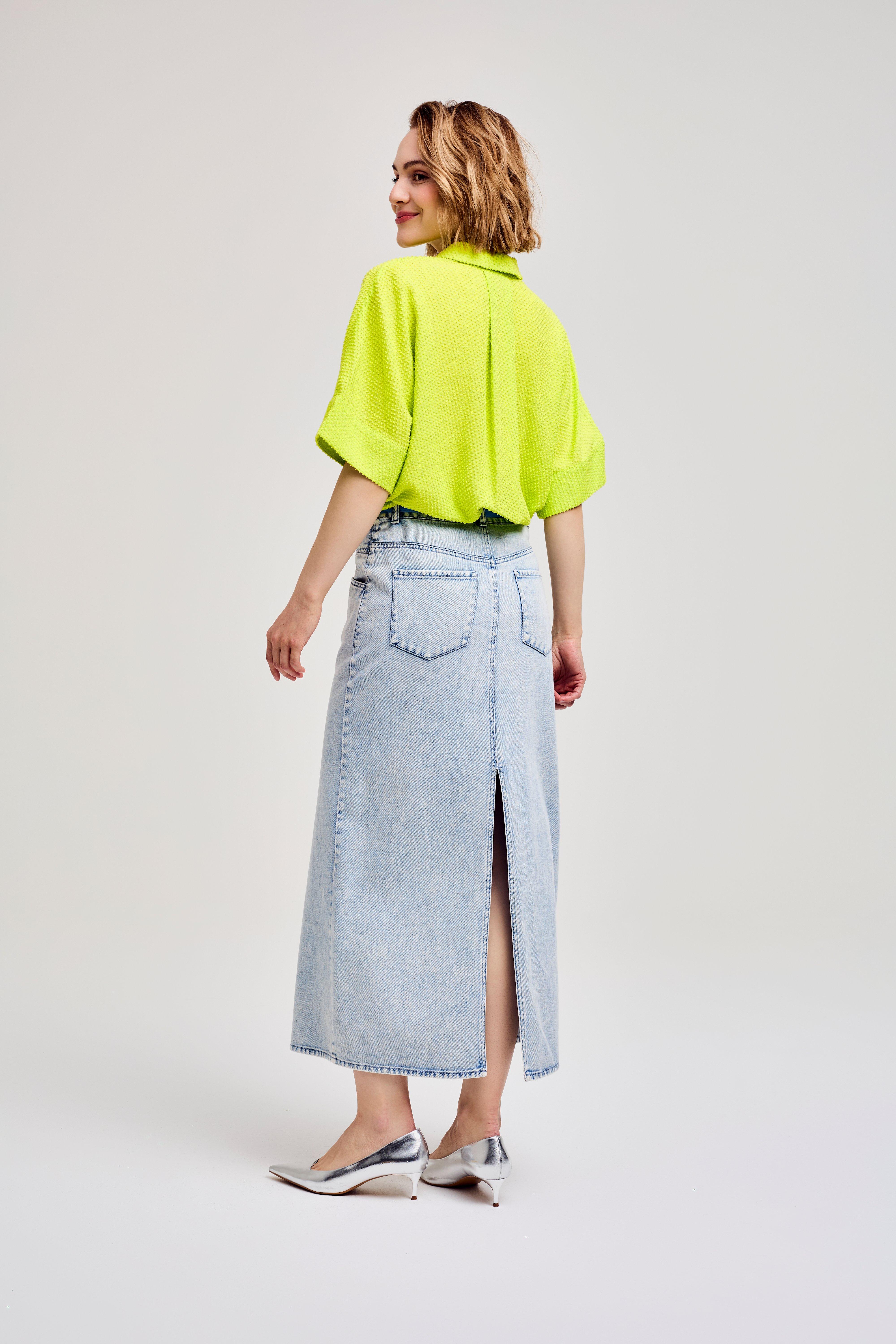 CKS Dames - SELAH - blouse lange mouwen - felgeel