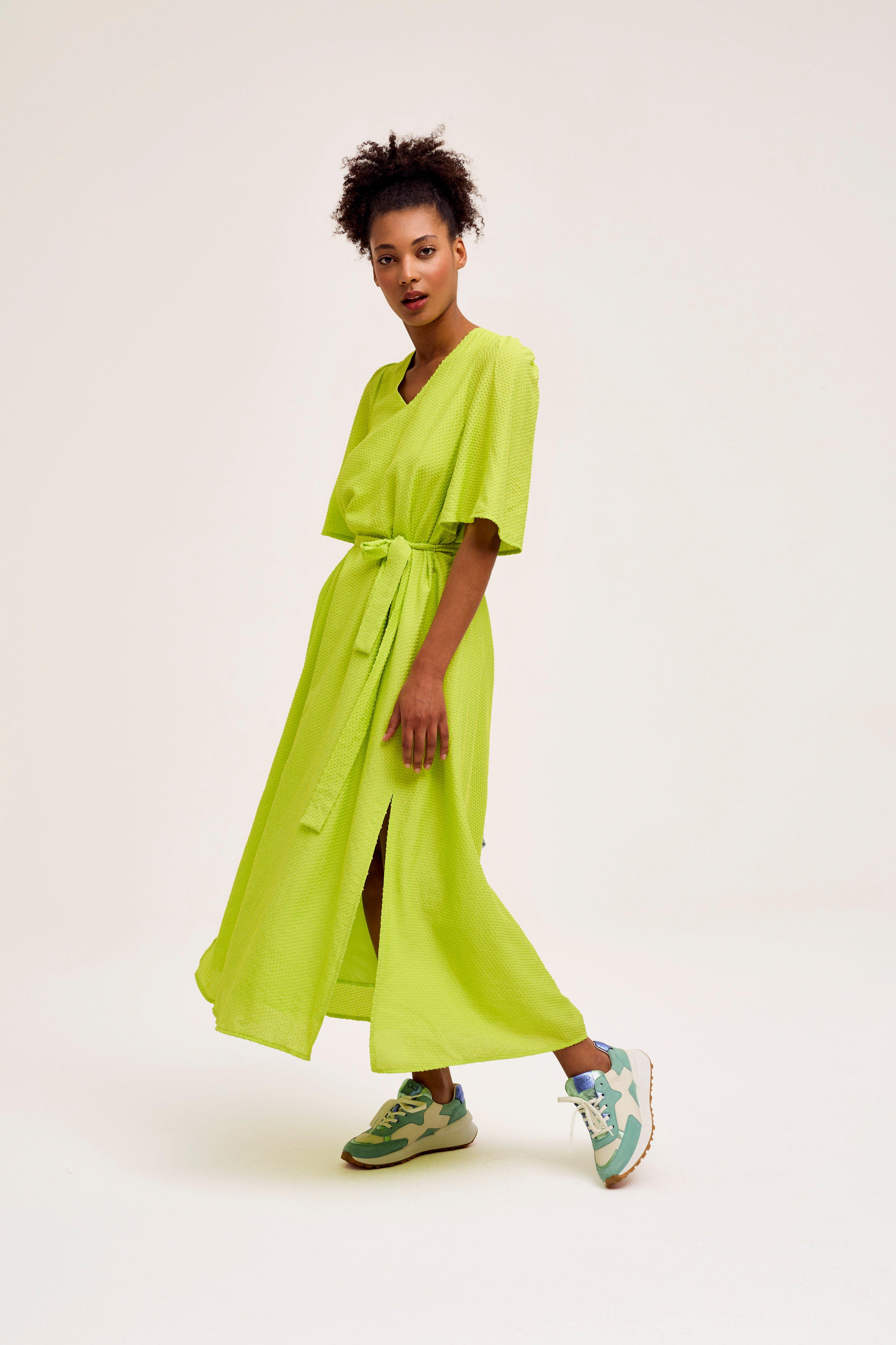 CKS Dames - DUNE - midi dress - bright yellow