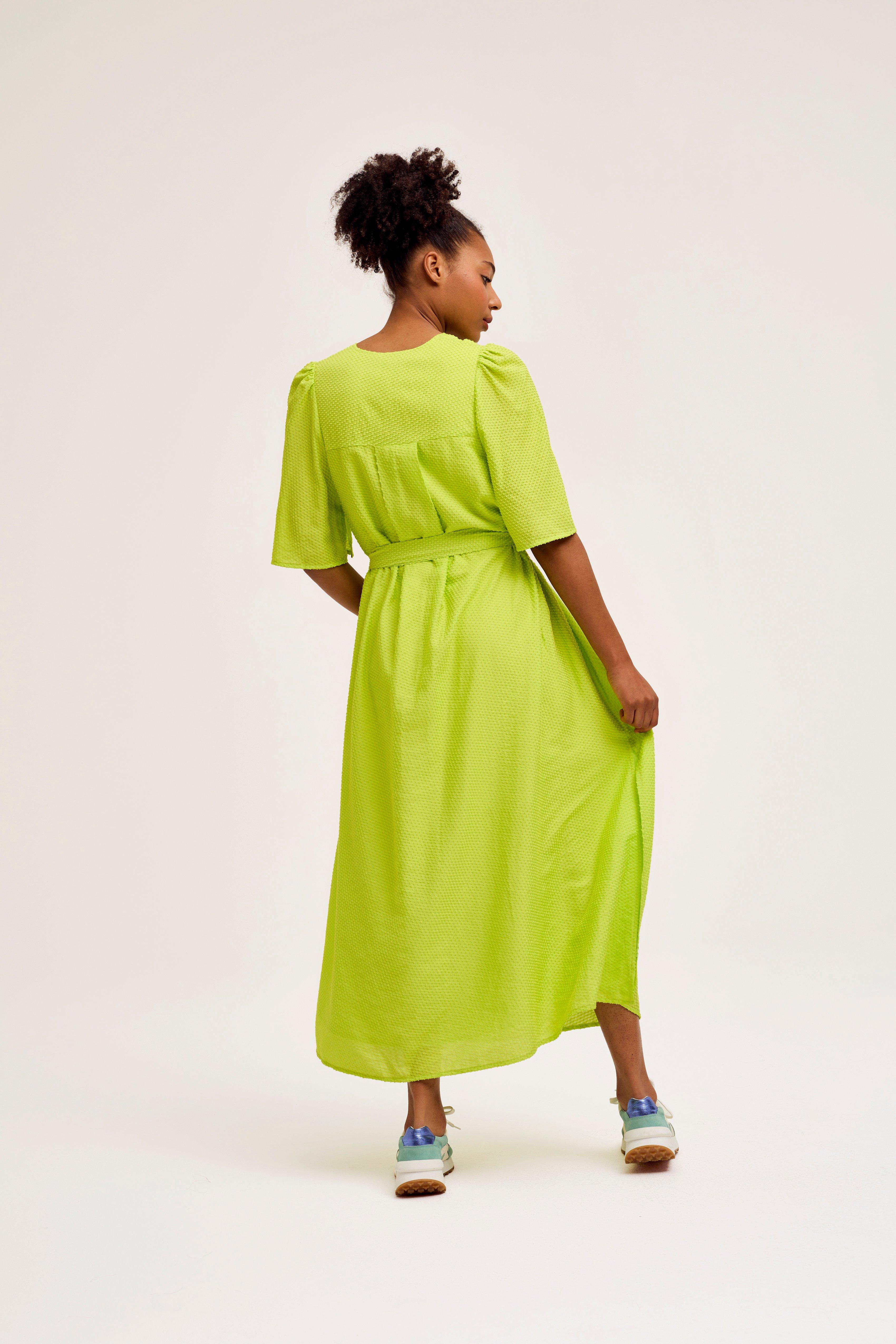 CKS Dames - DUNE - midi dress - bright yellow