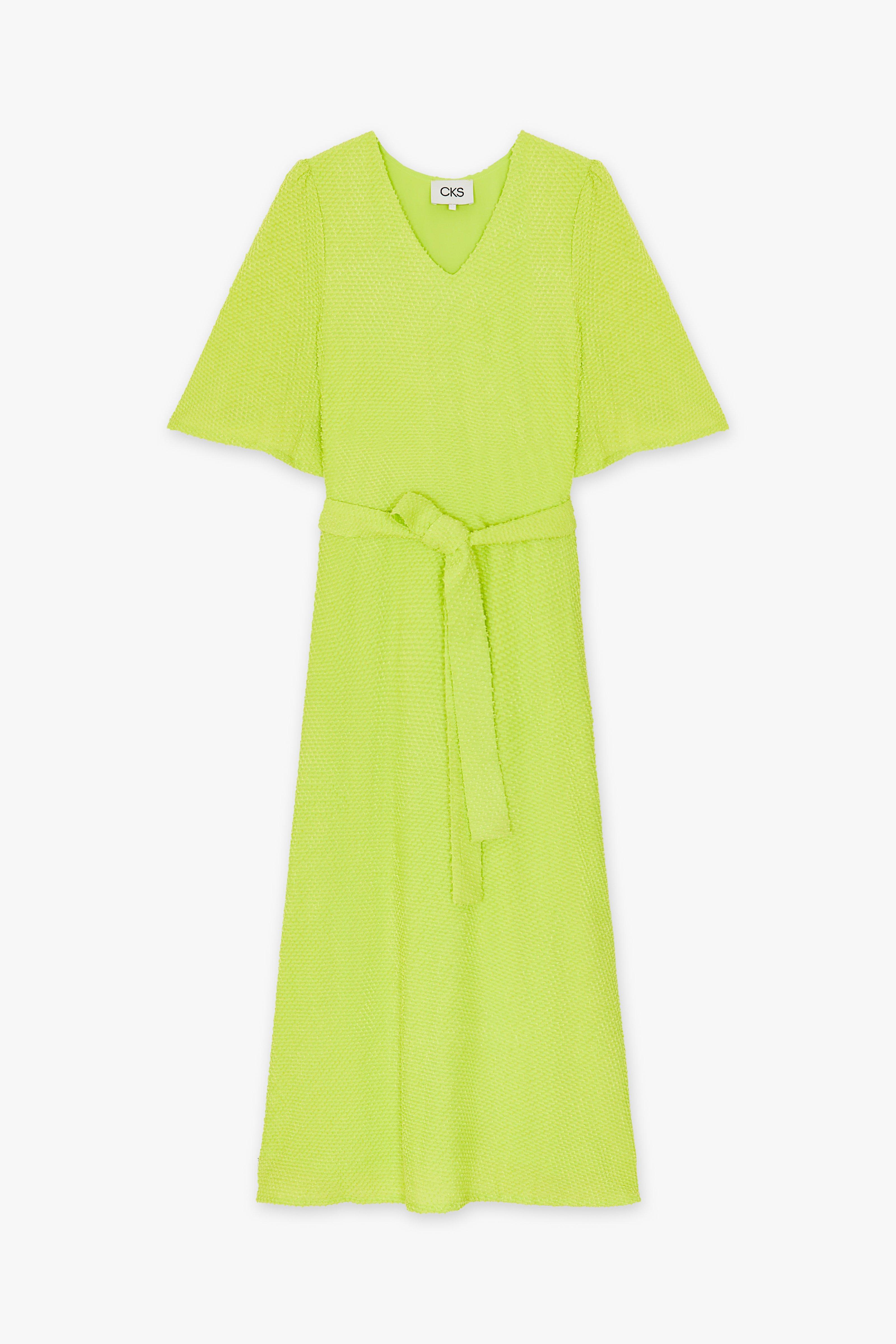 CKS Dames - DUNE - midi dress - bright yellow