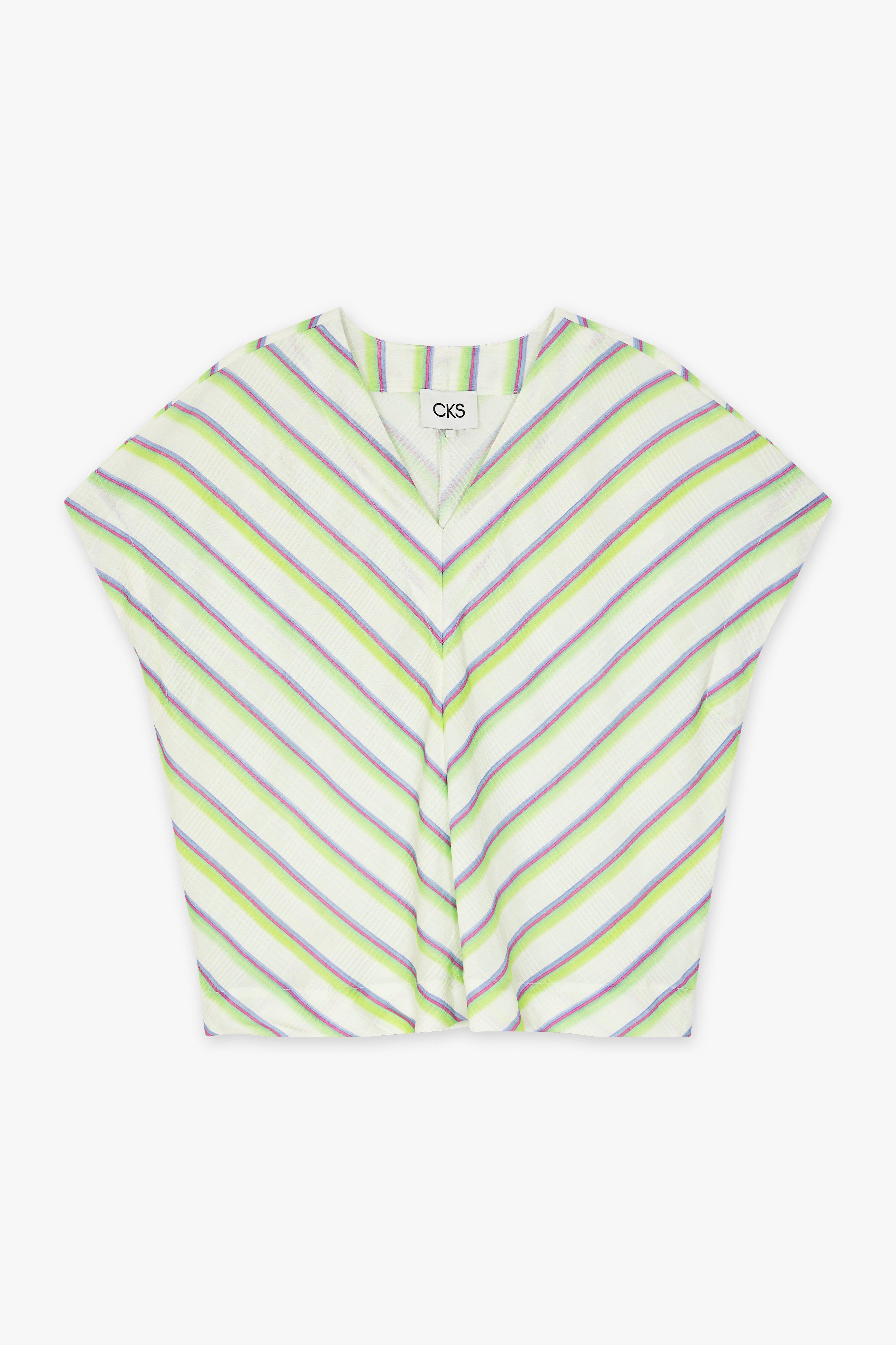 CKS Dames - SABA - blouse lange mouwen - wit
