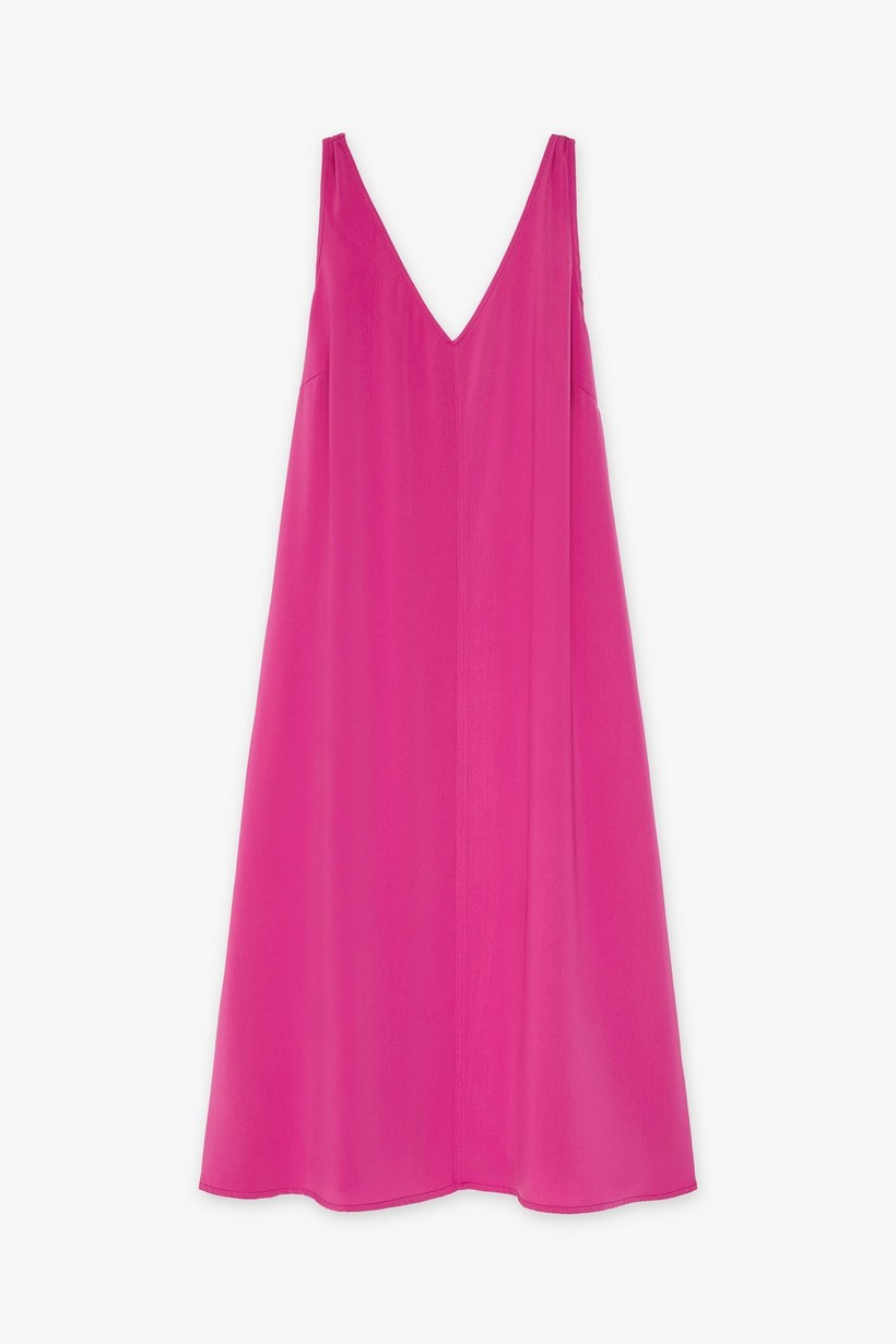 CKS Dames - NESPIAM - lange jurk - roze