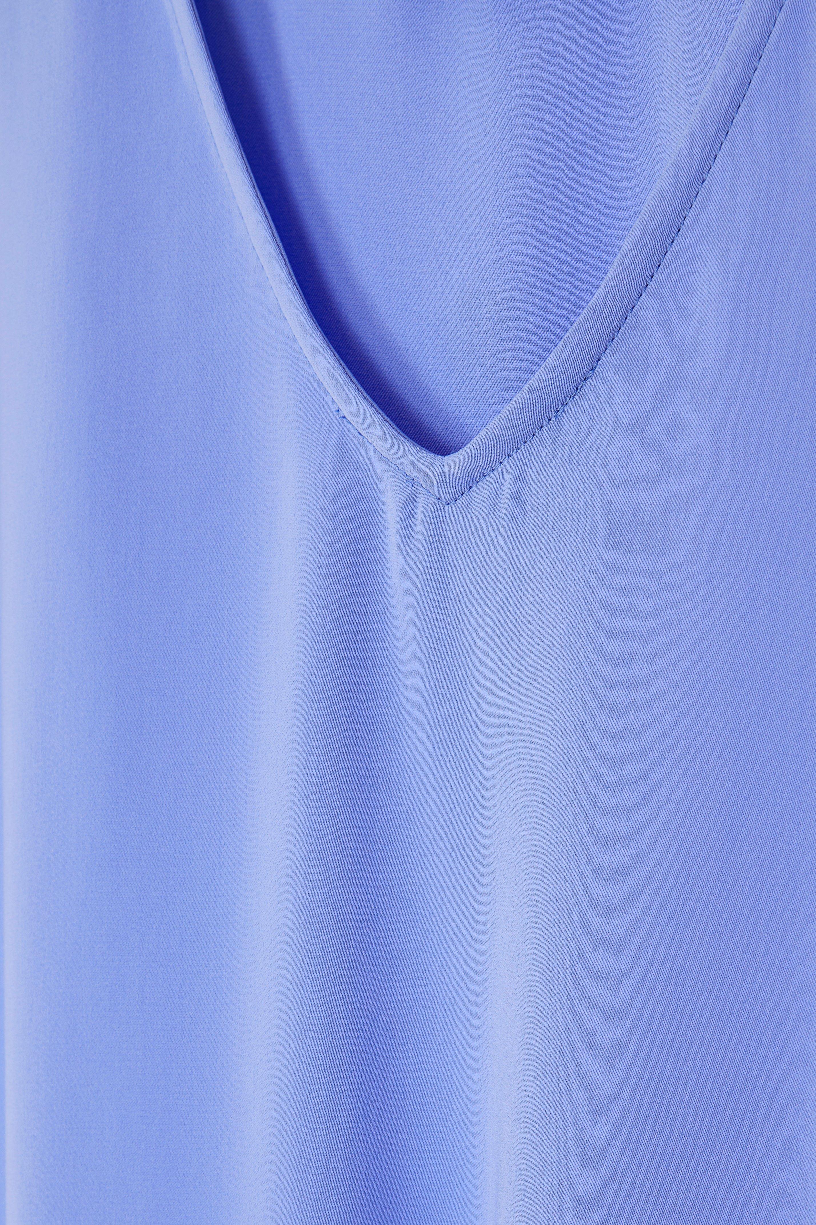 CKS Dames - EBINAS - blouse korte mouwen - blauw