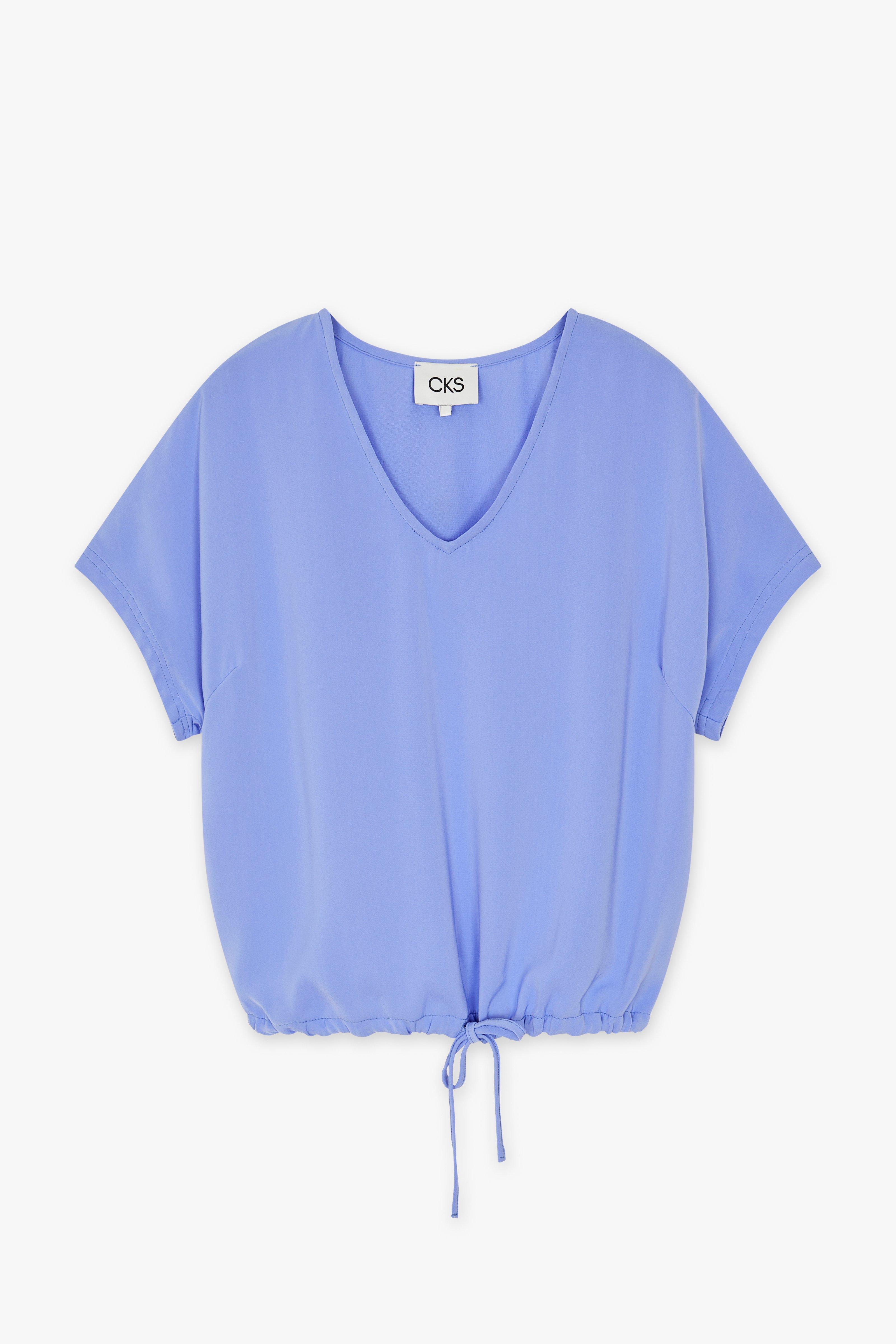CKS Dames - EBINAS - Bluse Lange Ärmel - Blau