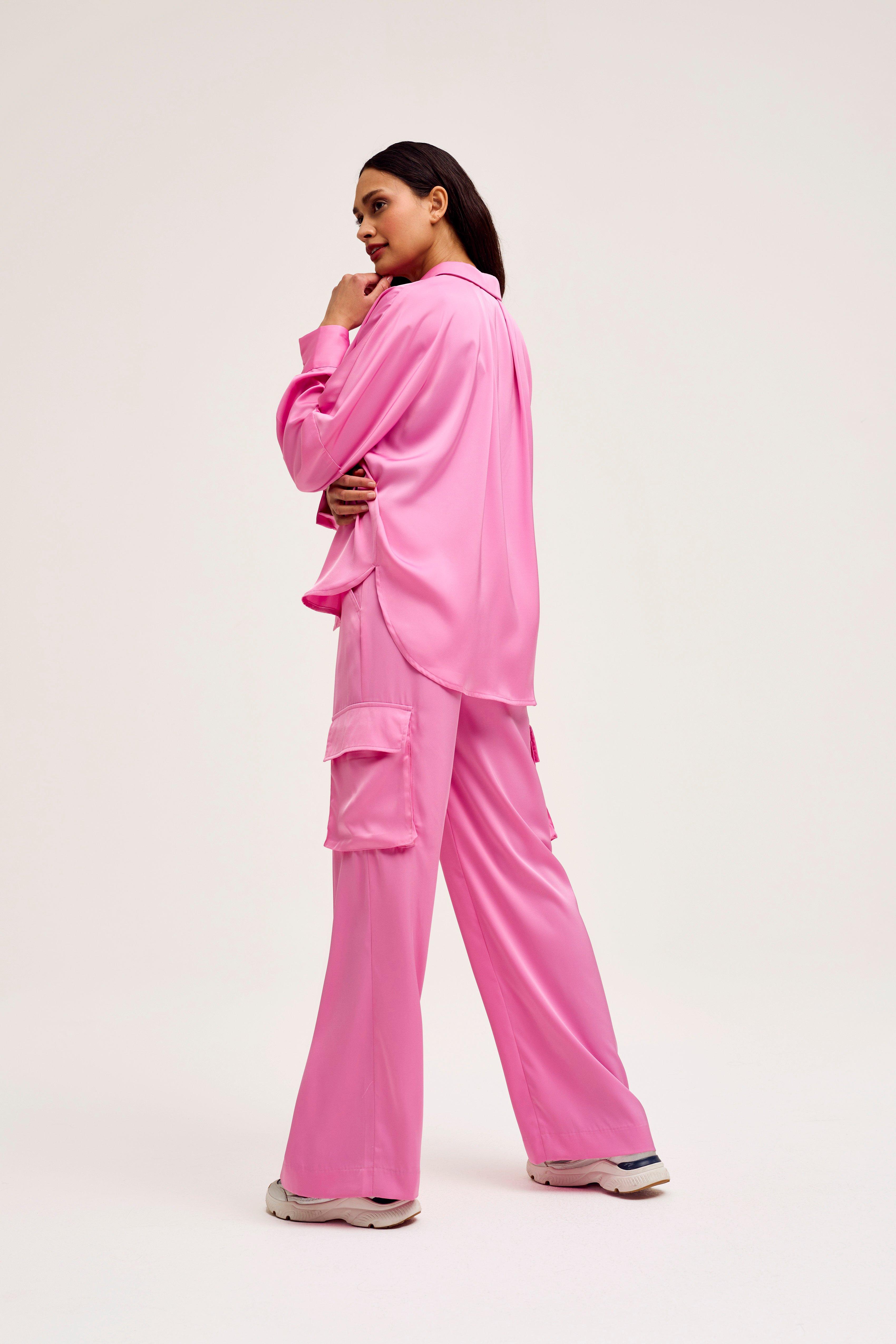 CKS Dames - SANZA - blouse korte mouwen - roze
