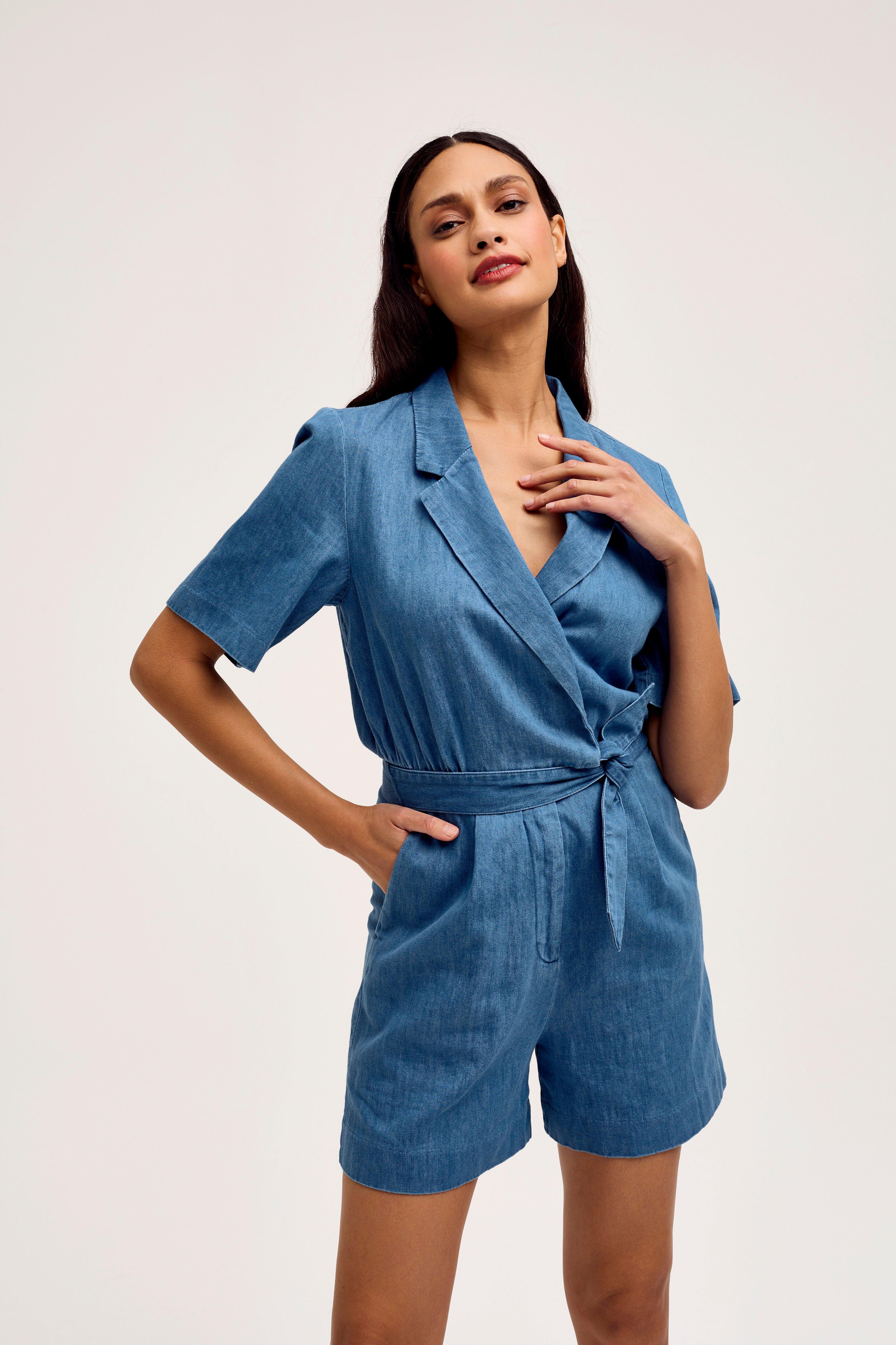 CKS Dames - JANA - playsuit - blauw