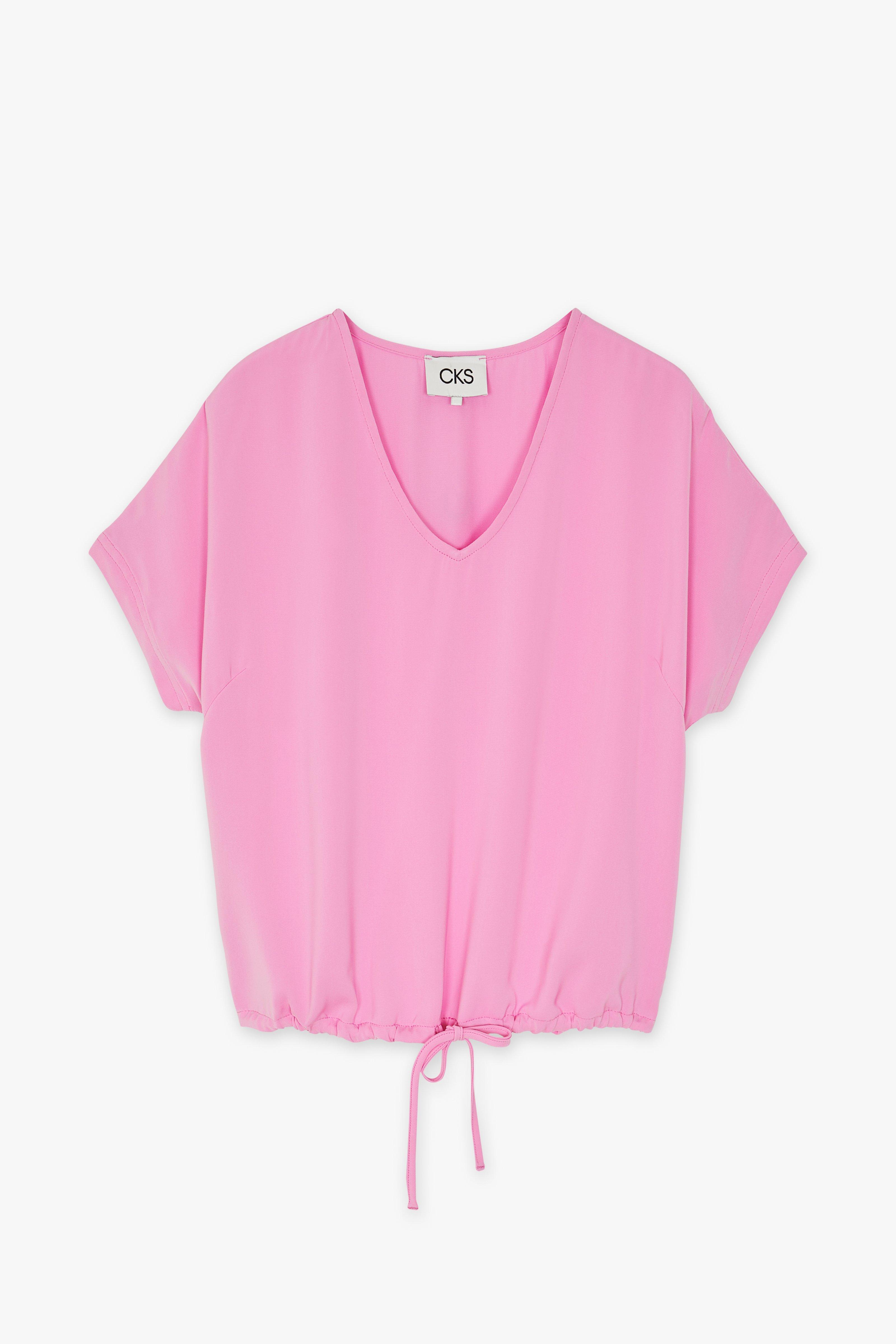 CKS Dames - EBINAS - Bluse Lange Ärmel - Rosa