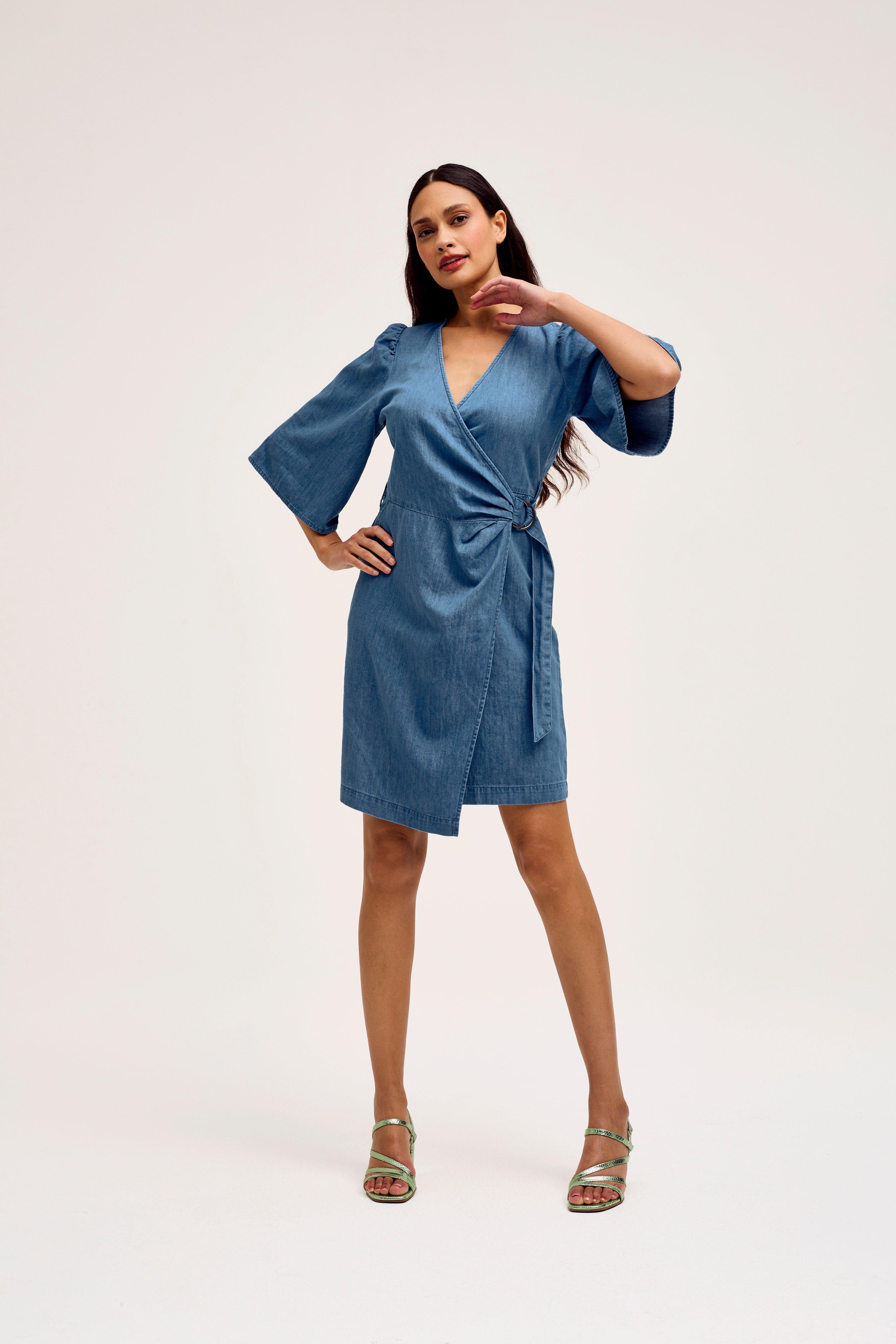 CKS Dames - DIOX - Kurzes Kleid - Blau