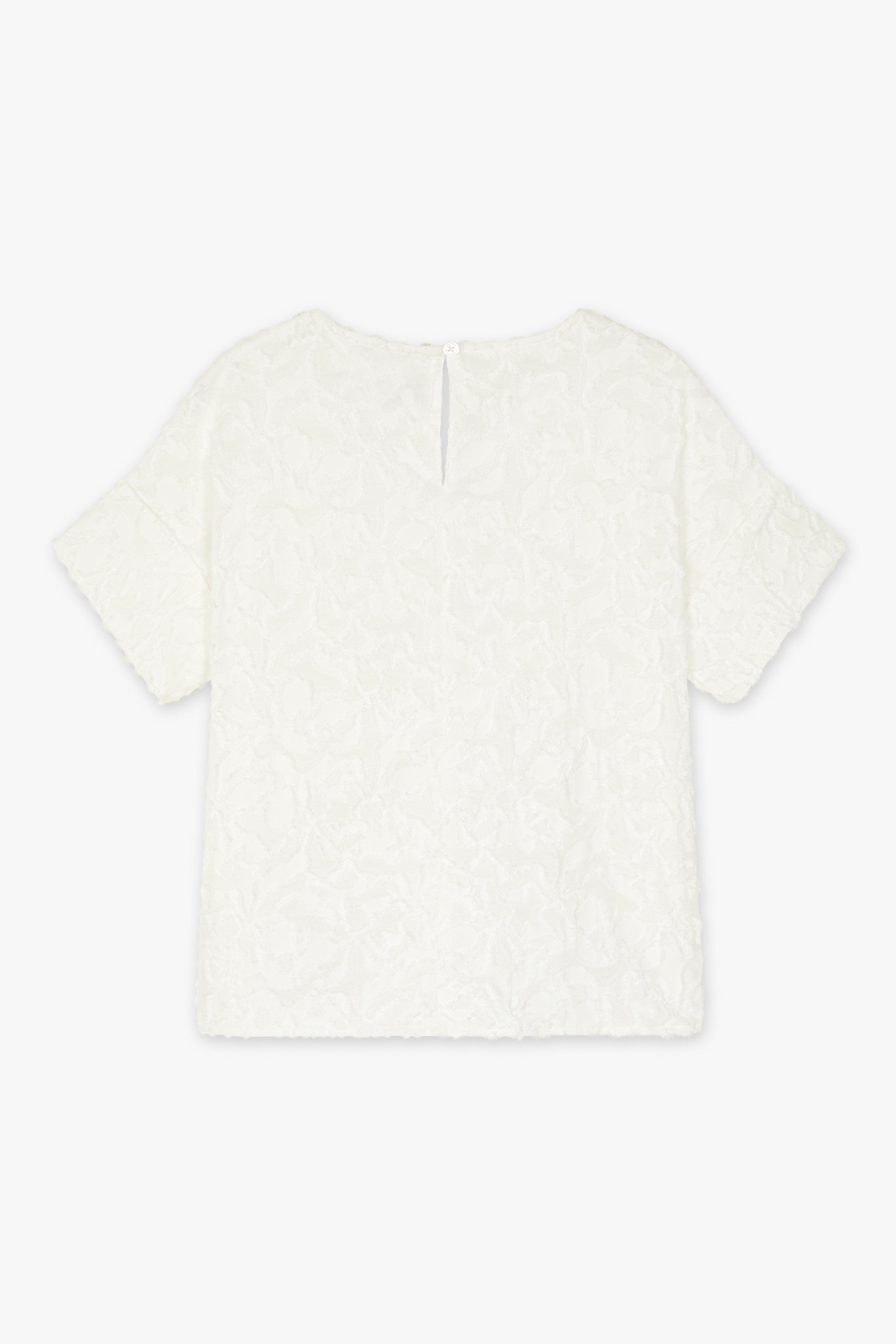 CKS Dames - SAHEL - blouse korte mouwen - wit