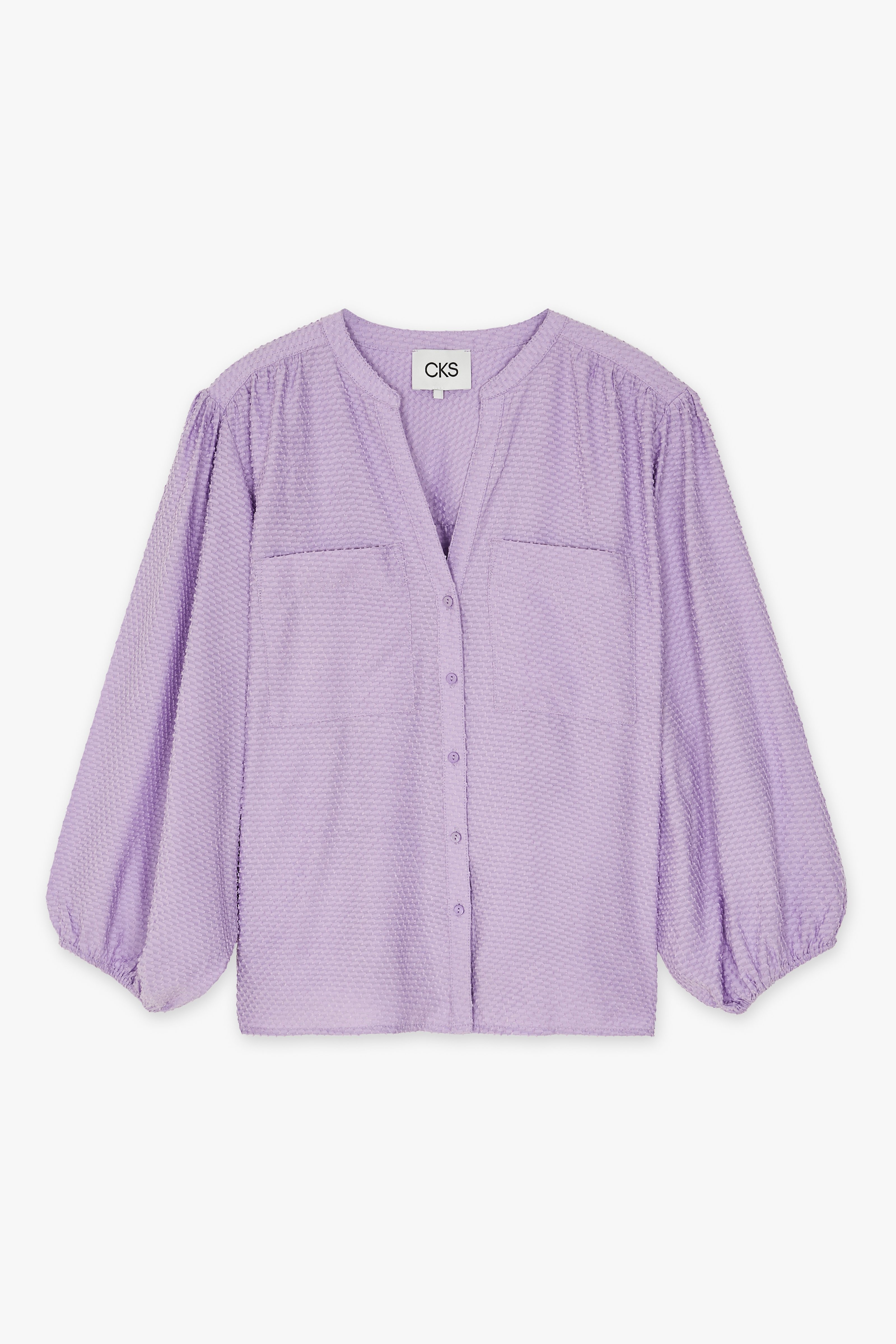 CKS Dames - WILD - blouse lange mouwen - lila