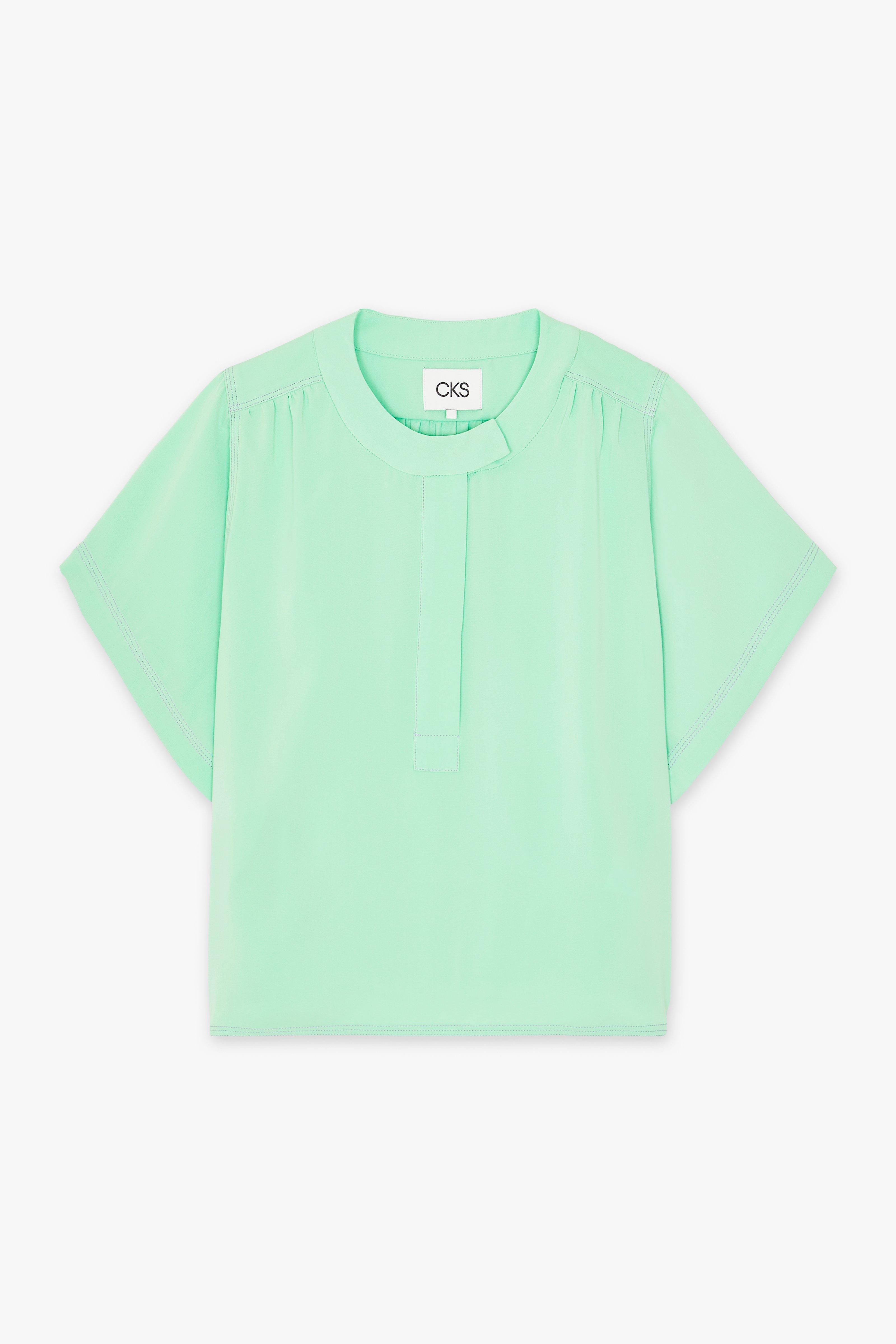 CKS Dames - LEDO - blouse lange mouwen - lichtgroen