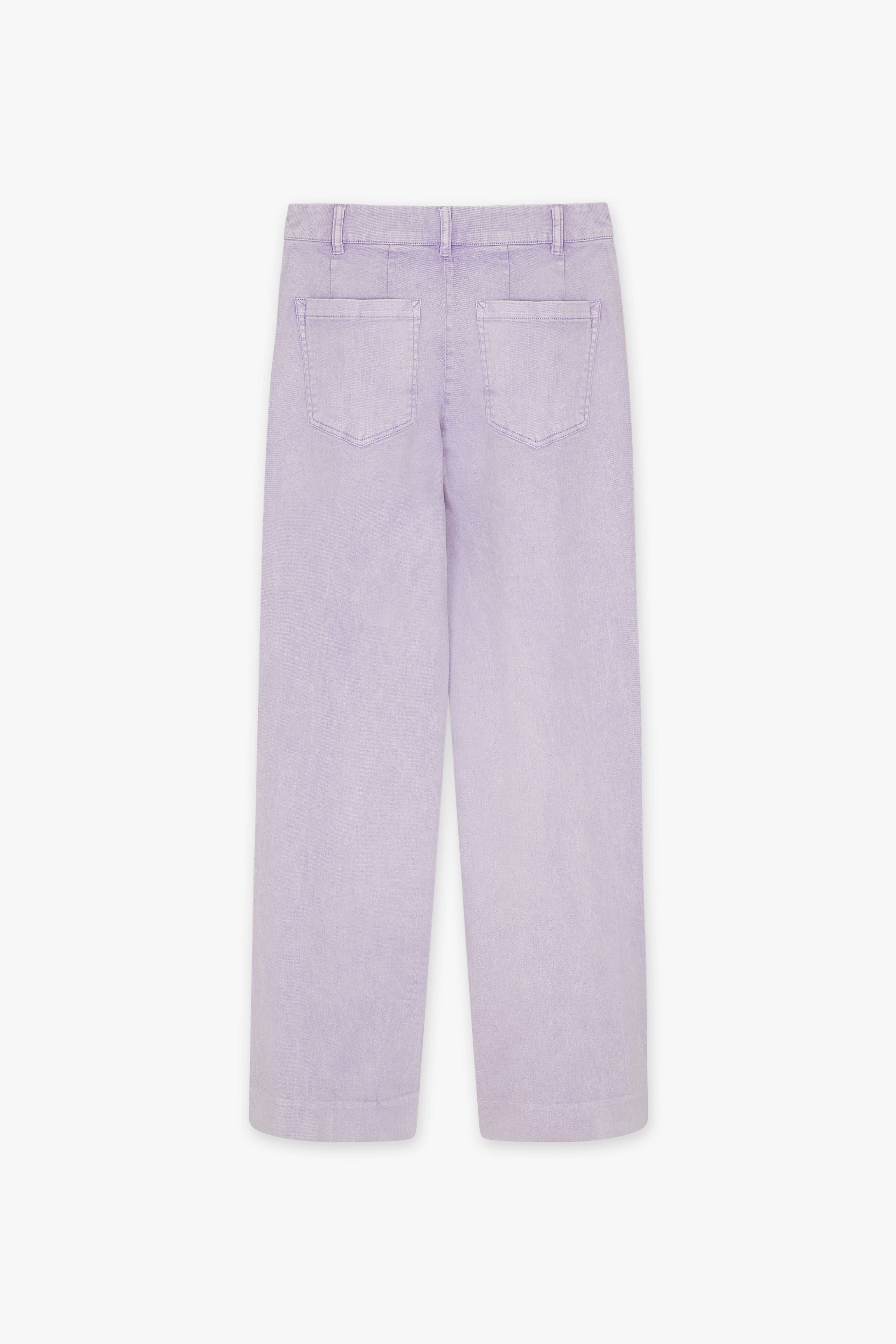 CKS Dames - RODA - lange jeans - paars