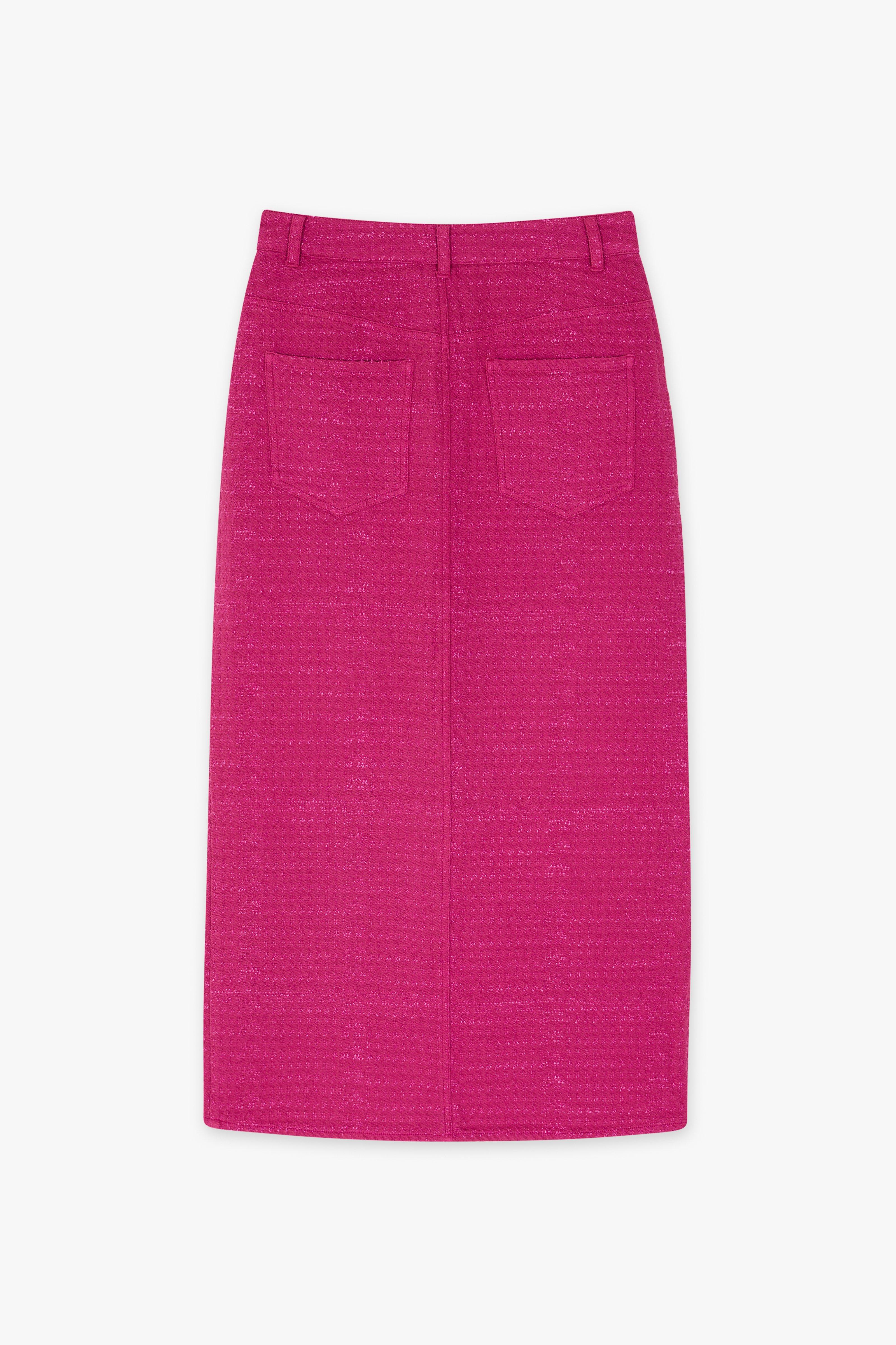 CKS Dames - SKIPPER - midi skirt - pink