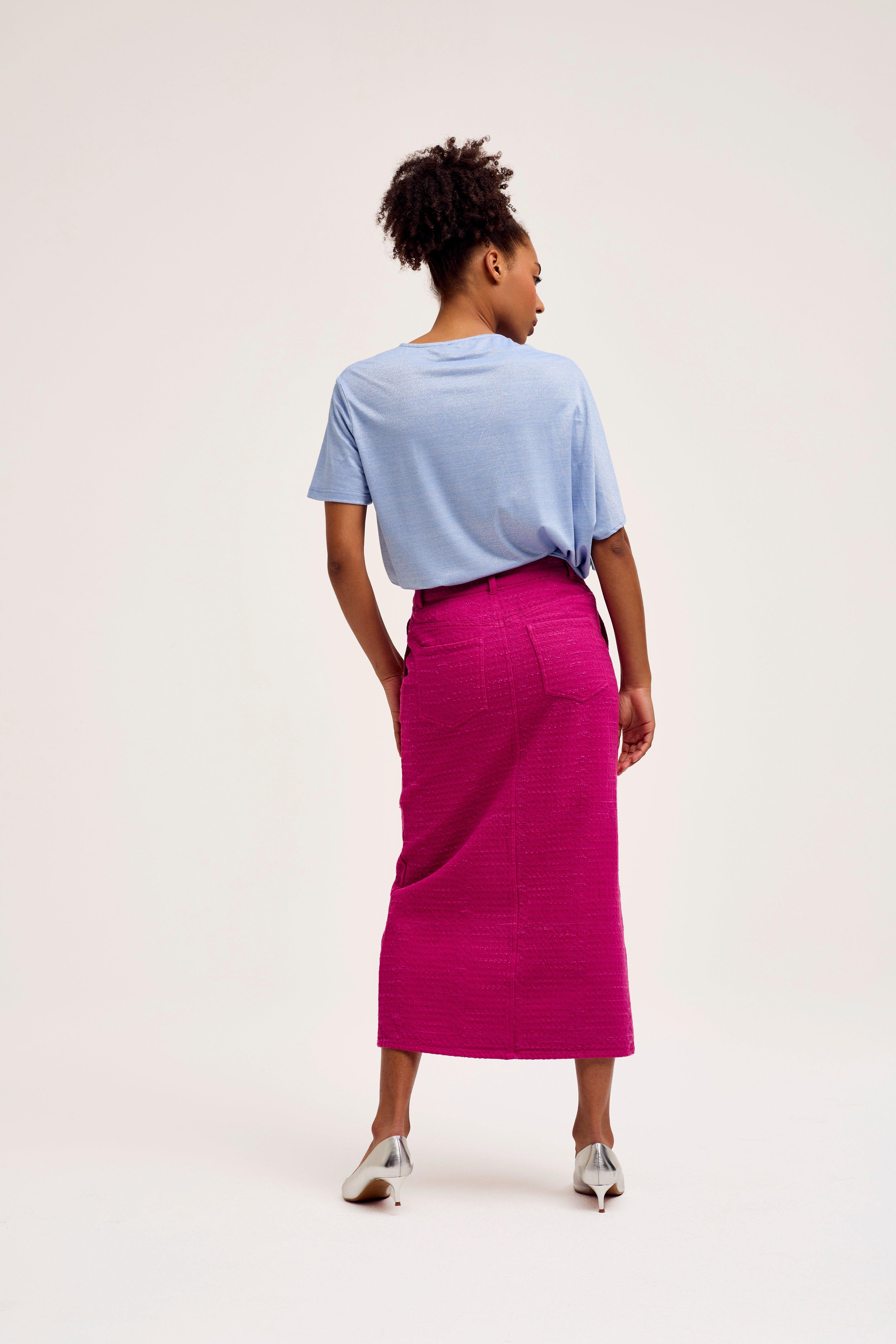 CKS Dames - SKIPPER - midi skirt - pink