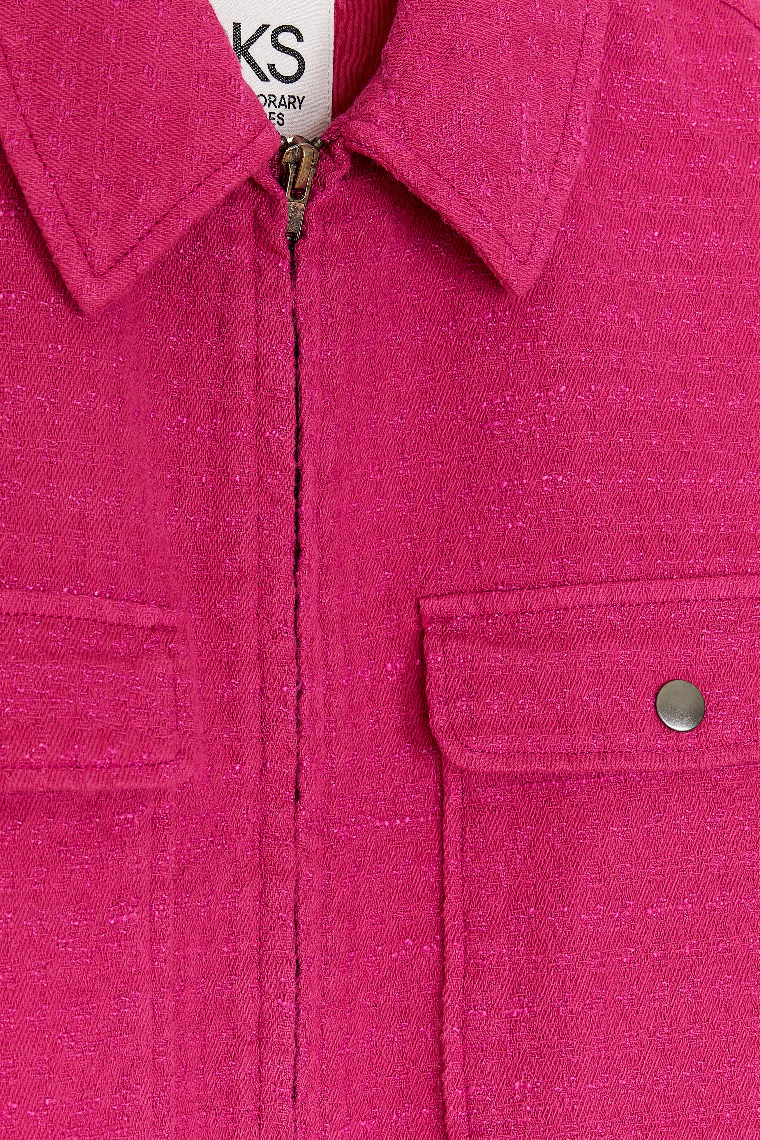 CKS Dames - JOA - korte casual jas - roze