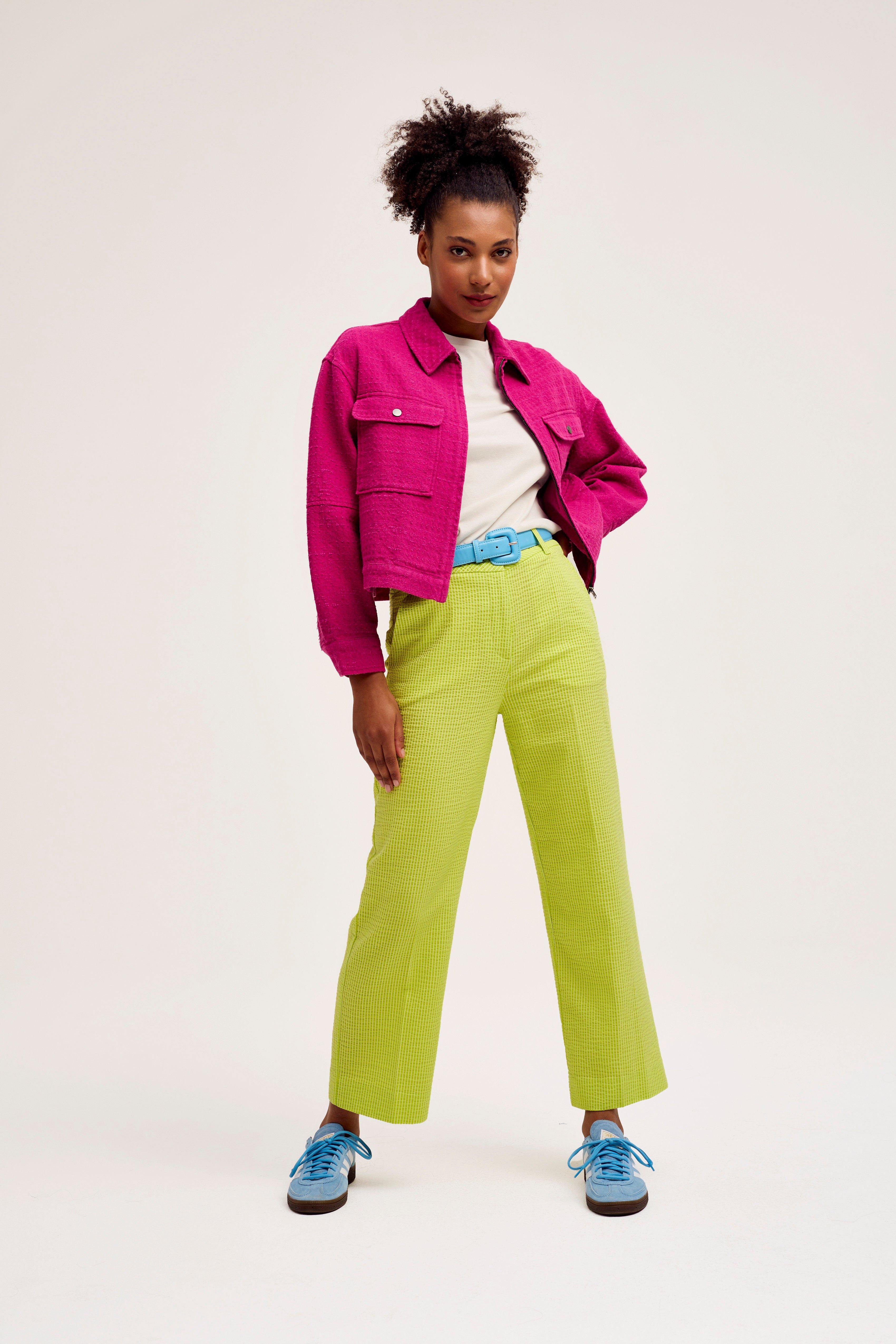 CKS Dames - JOA - short jacketfantasy - pink