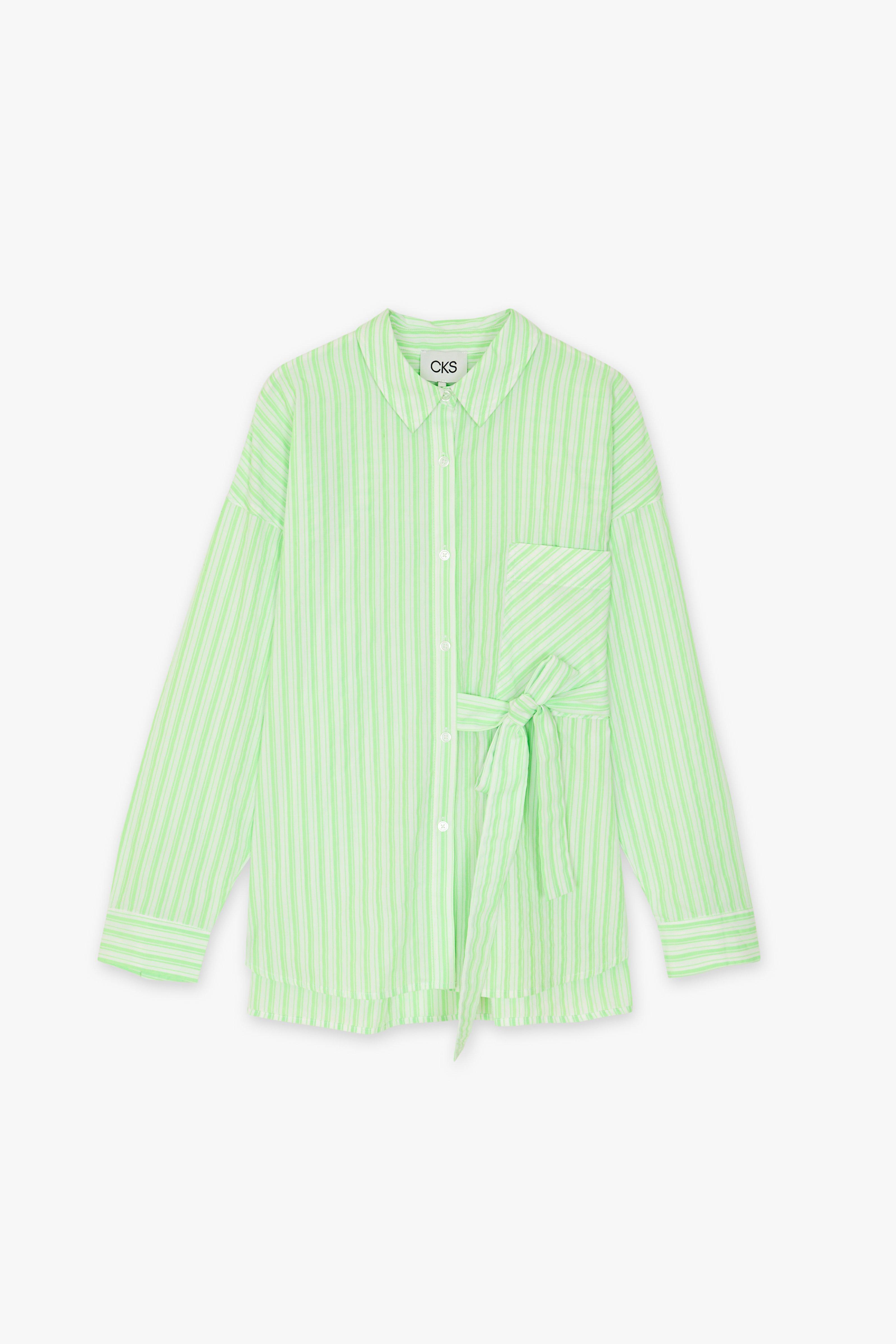 CKS Dames - STAND - blouse korte mouwen - intens groen