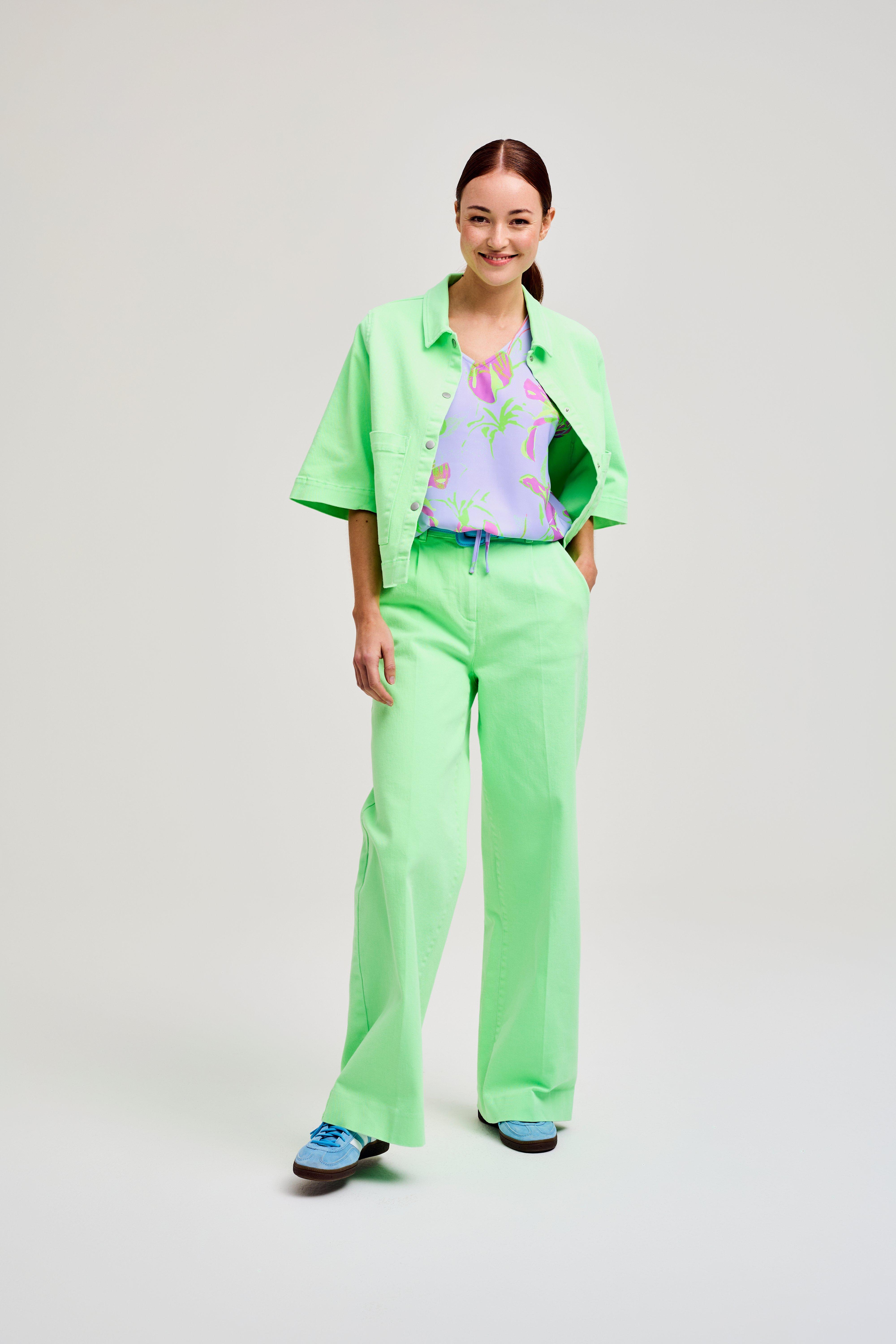 CKS Dames - SELINS - blouse lange mouwen - felgroen