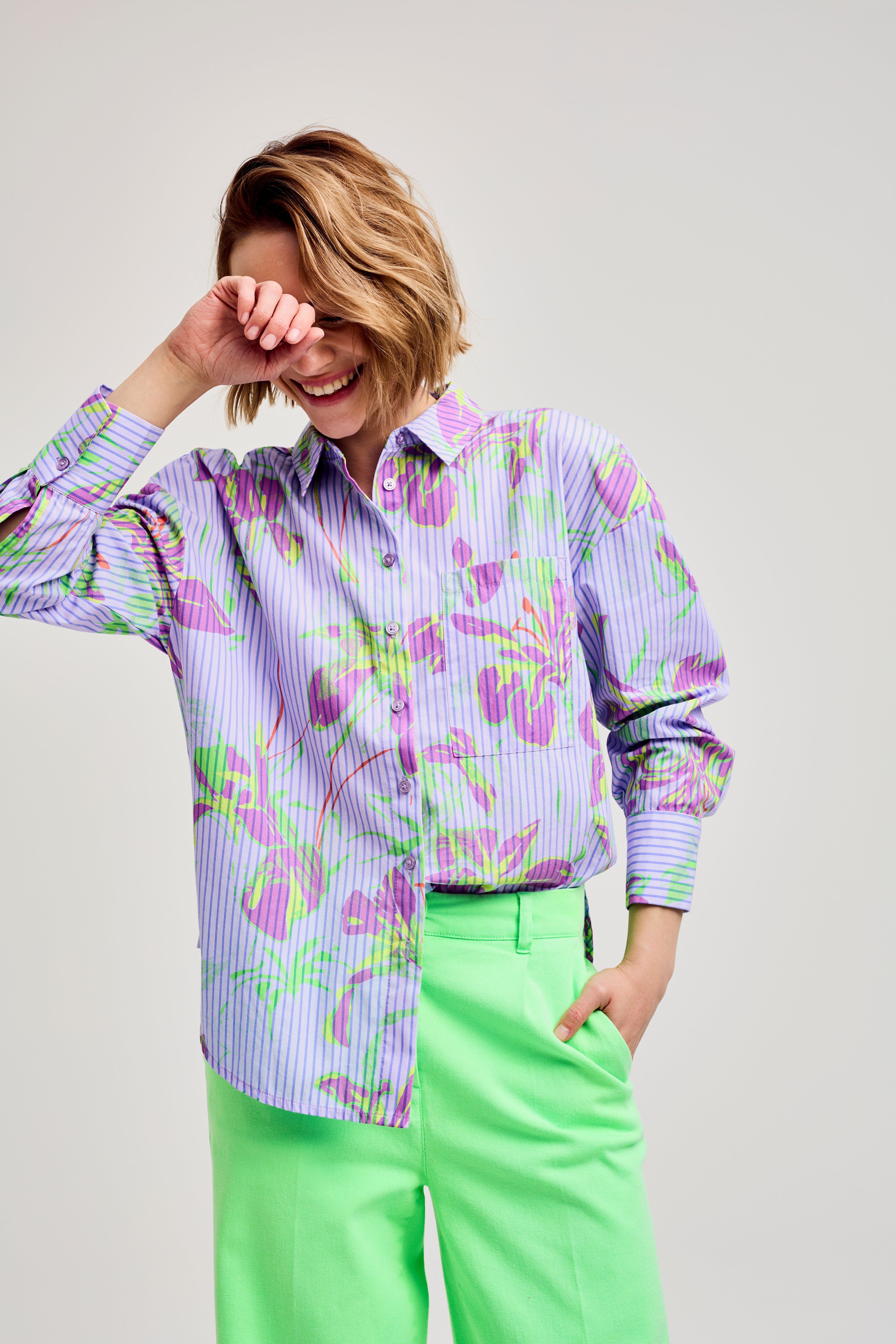 CKS Dames - SUPER - blouse korte mouwen - meerkleurig