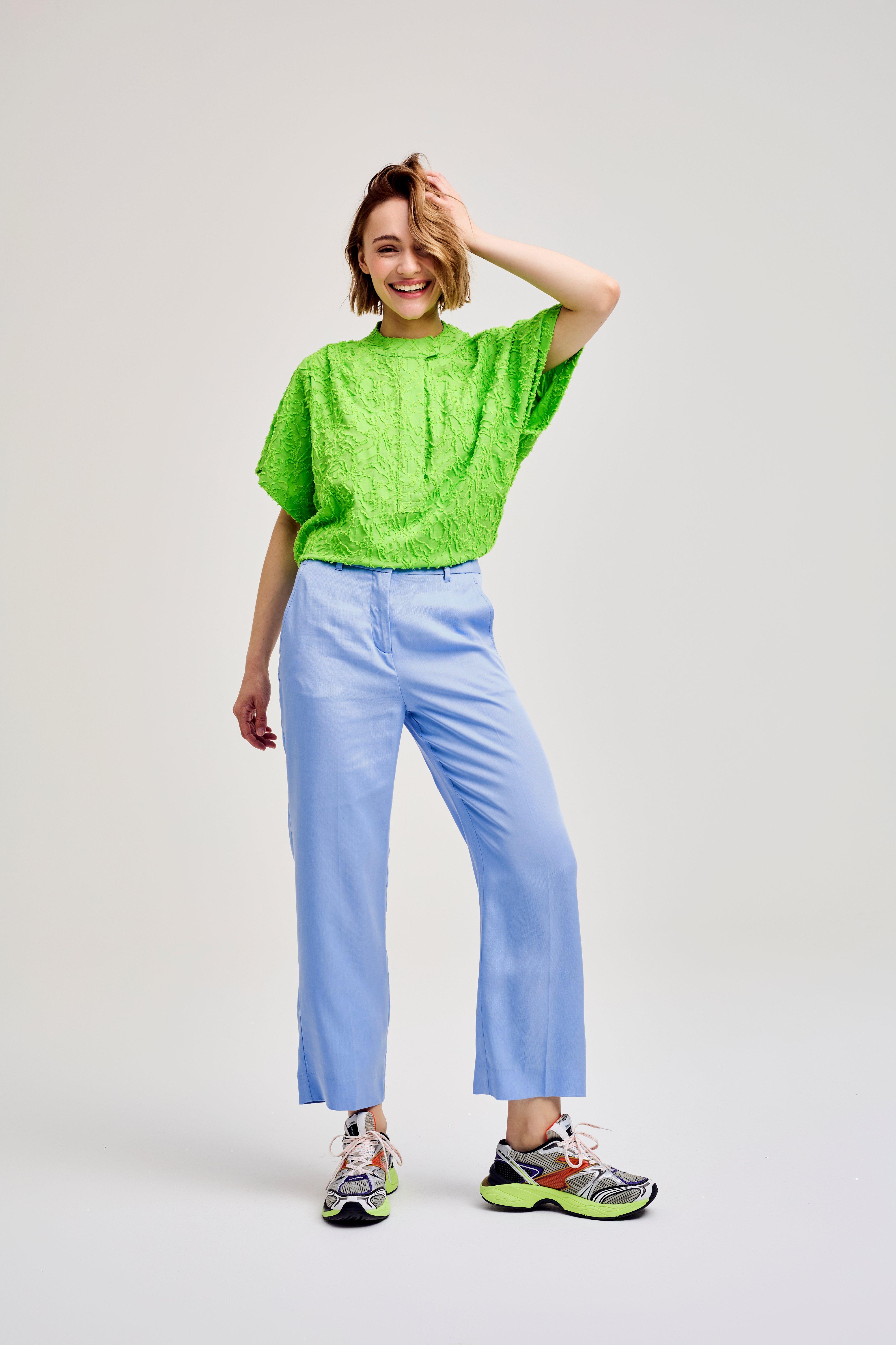 CKS Dames - LEDO - blouse lange mouwen - intens groen
