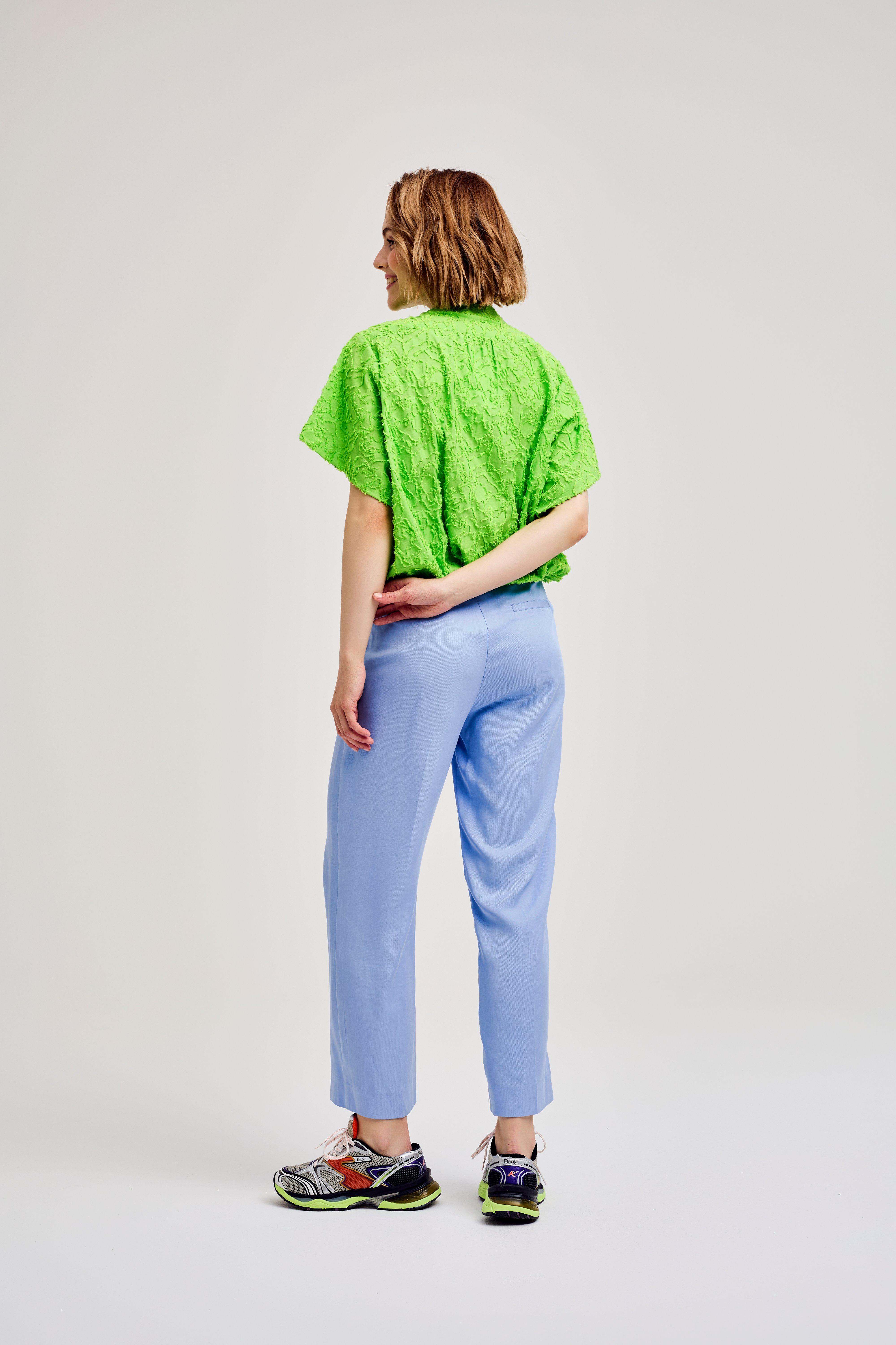 CKS Dames - LEDO - blouse lange mouwen - intens groen