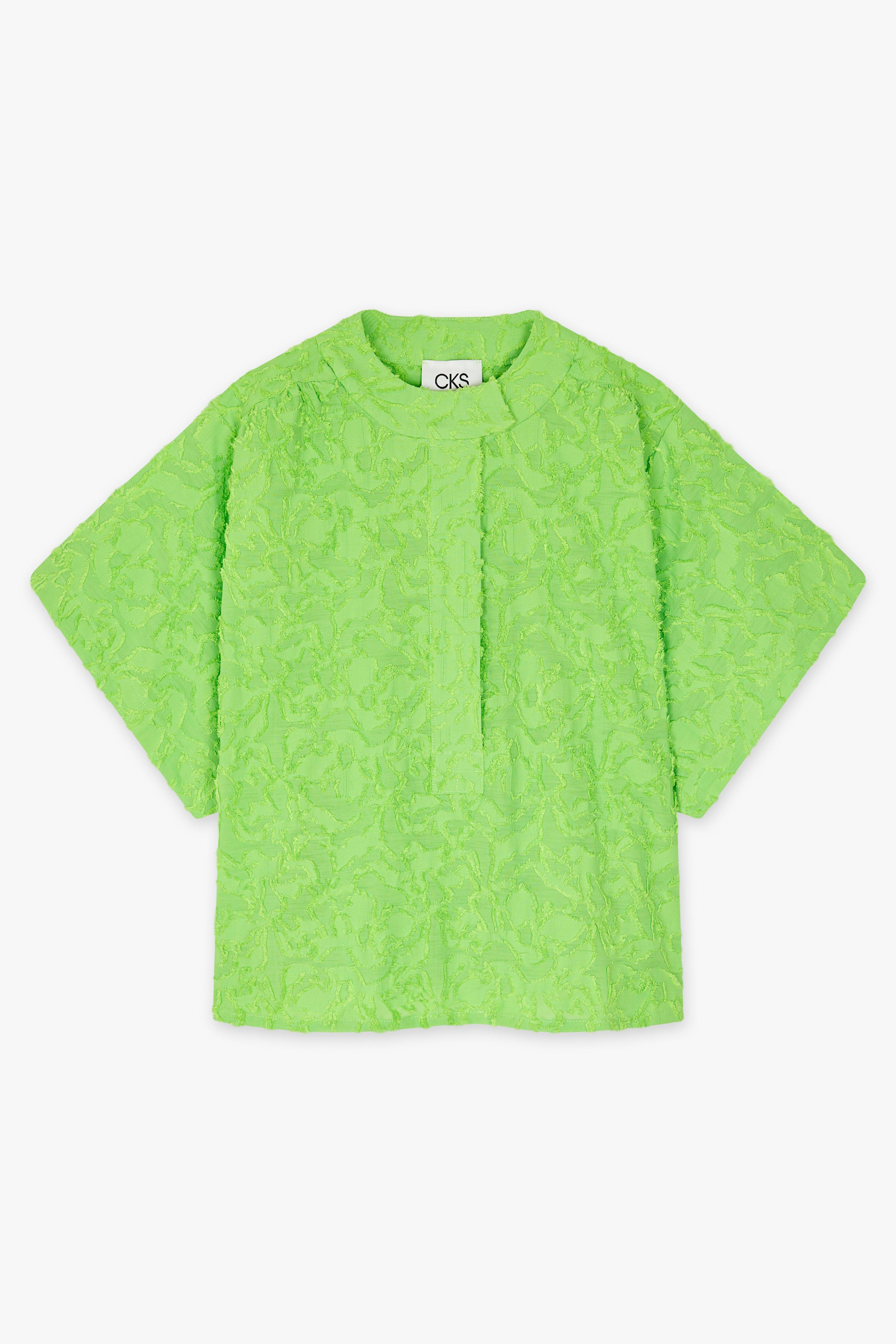 CKS Dames - LEDO - blouse lange mouwen - intens groen
