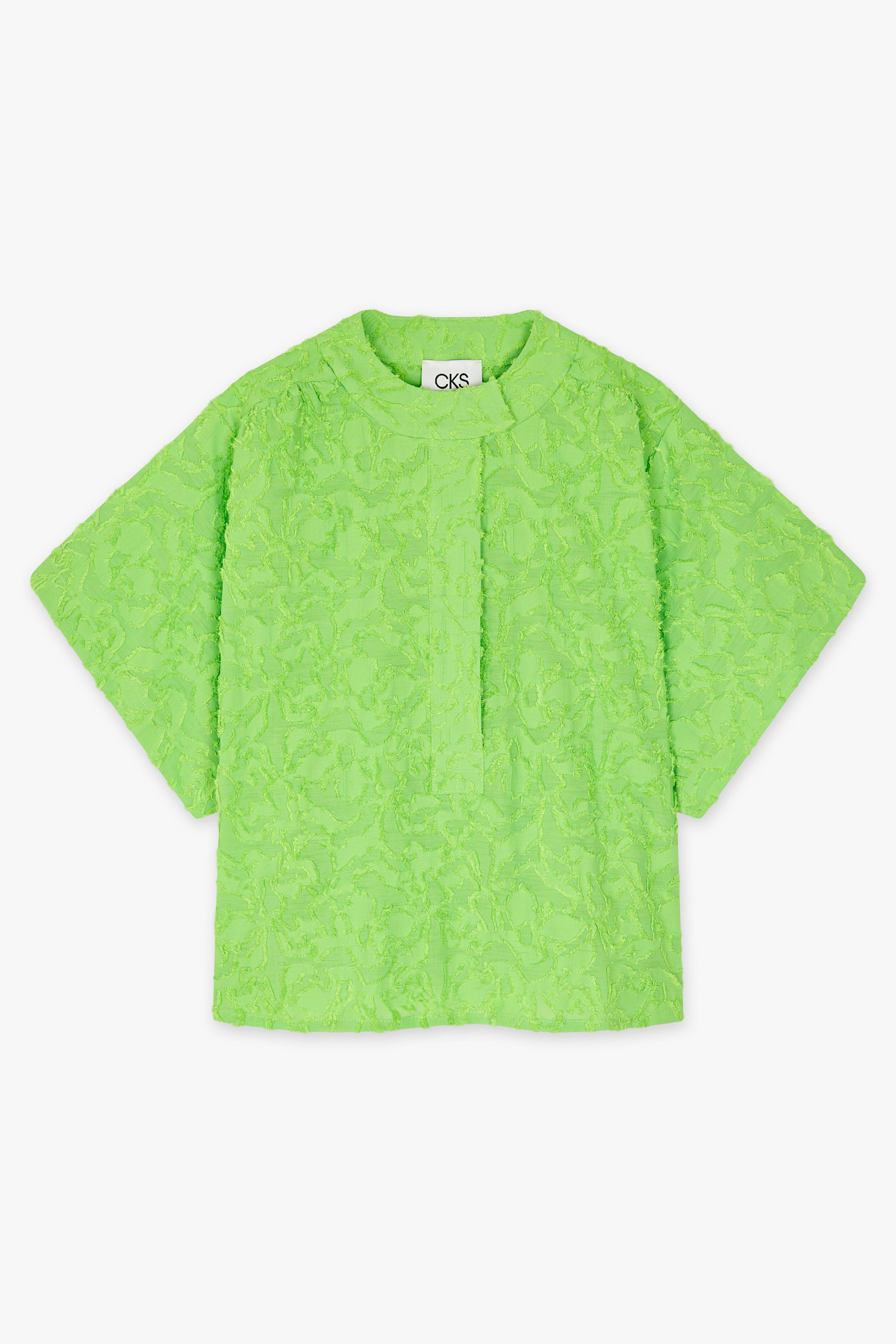 CKS Dames - LEDO - blouse long sleeves - bright green