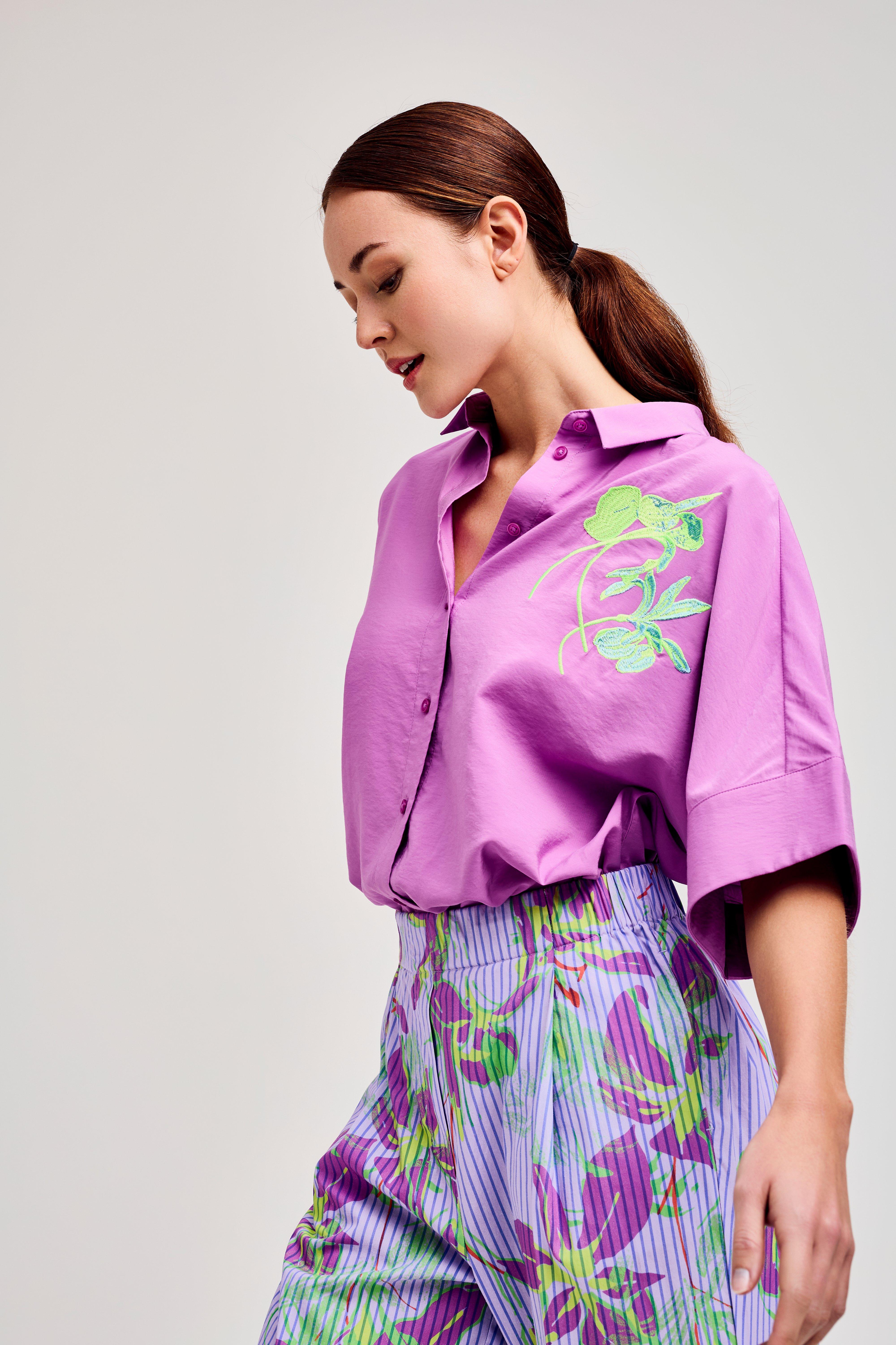 CKS Dames - SELAH - blouse lange mouwen - lila