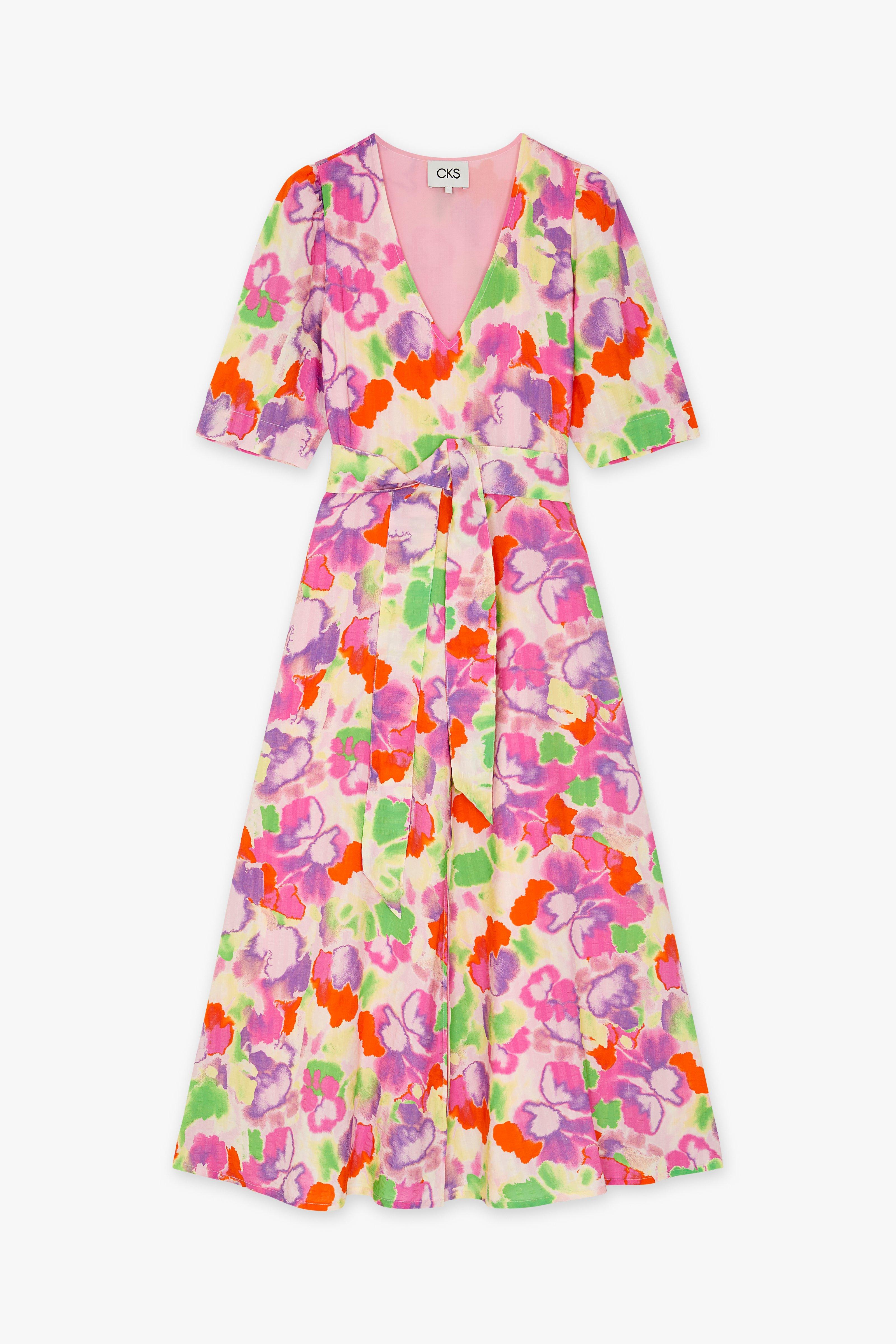 CKS Dames - FARGOS - robe midi - multicolore