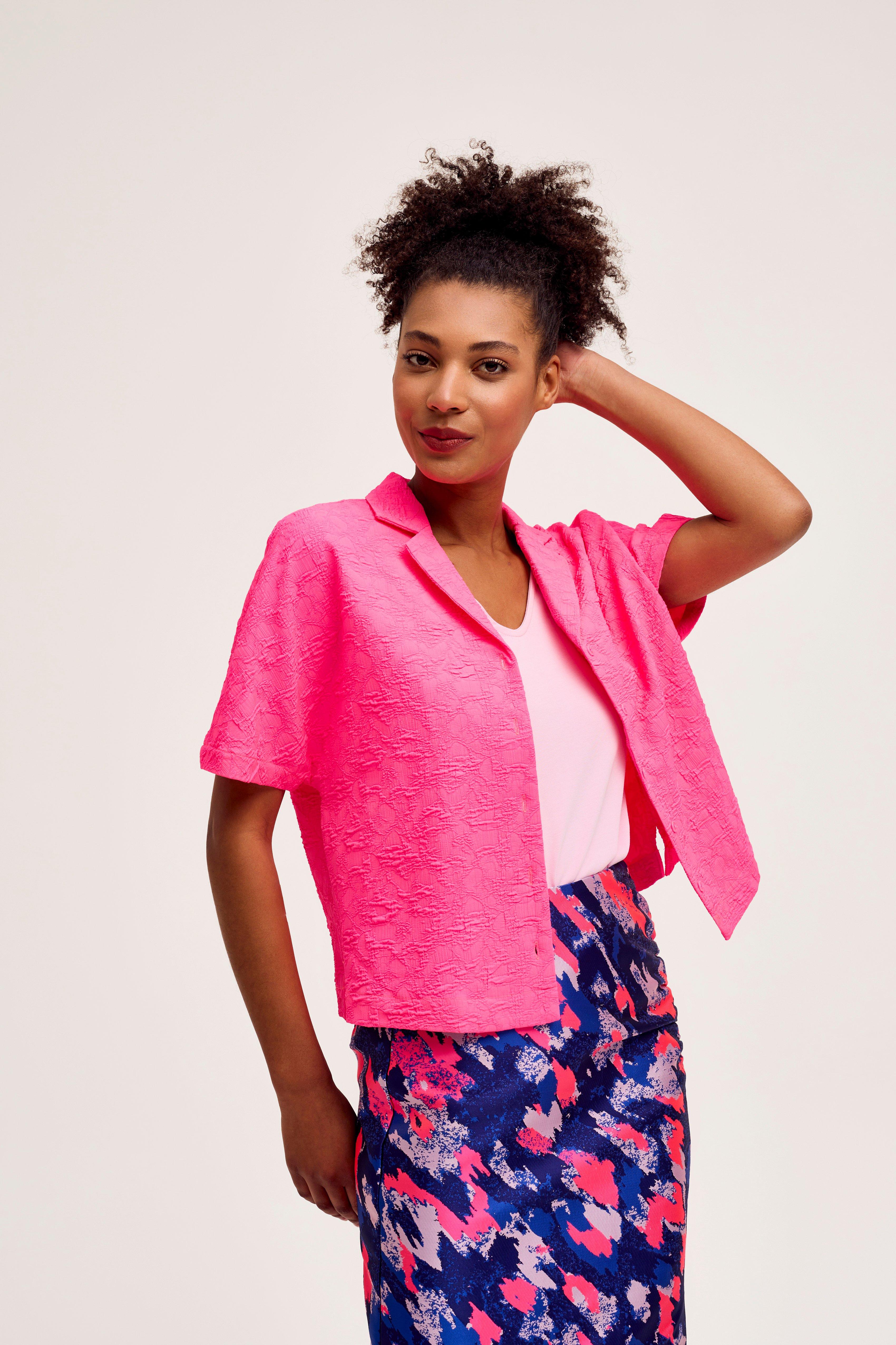 CKS Dames - RONELA - blouse lange mouwen - felroze