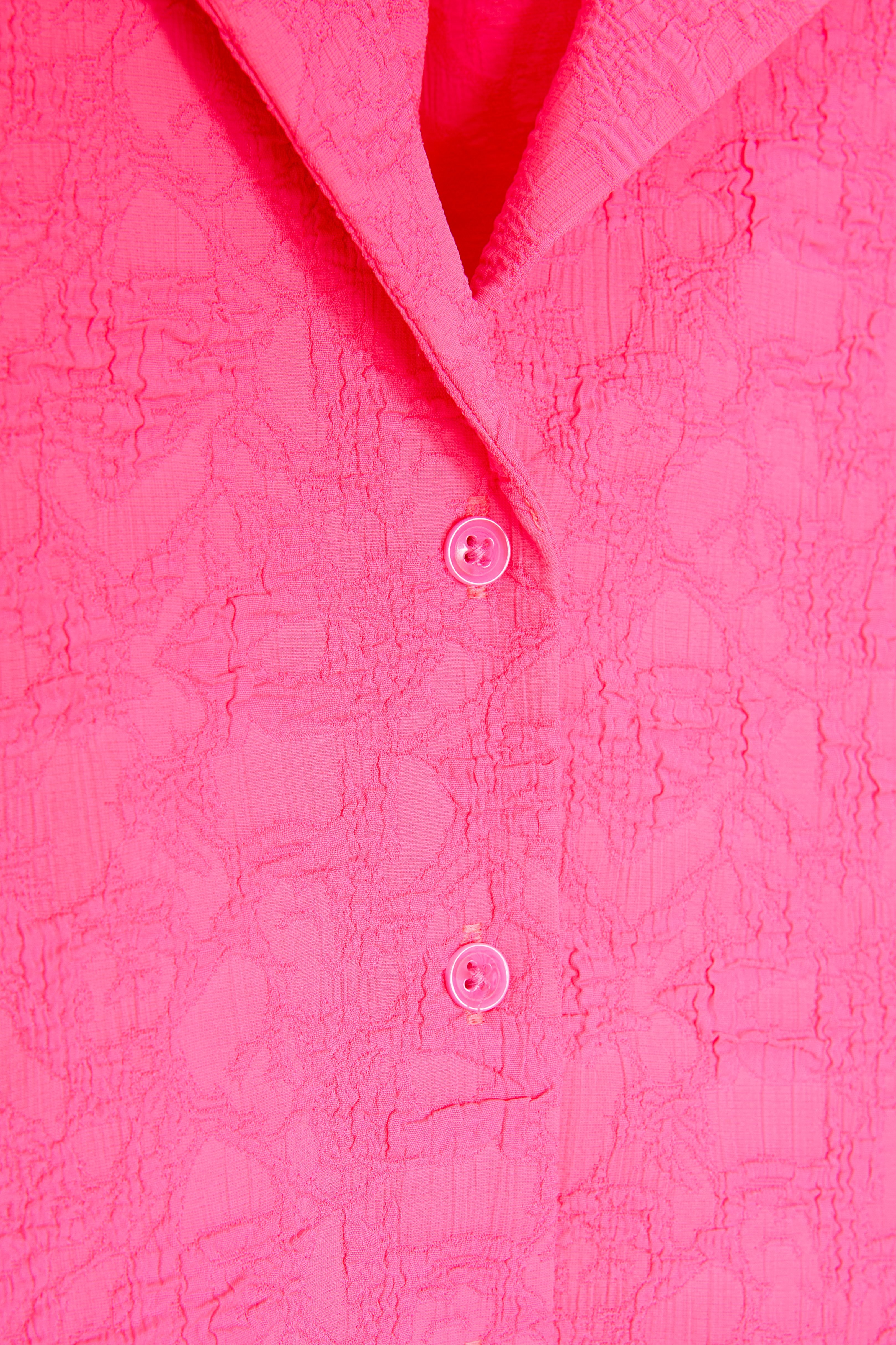 CKS Dames - RONELA - blouse korte mouwen - intens roze