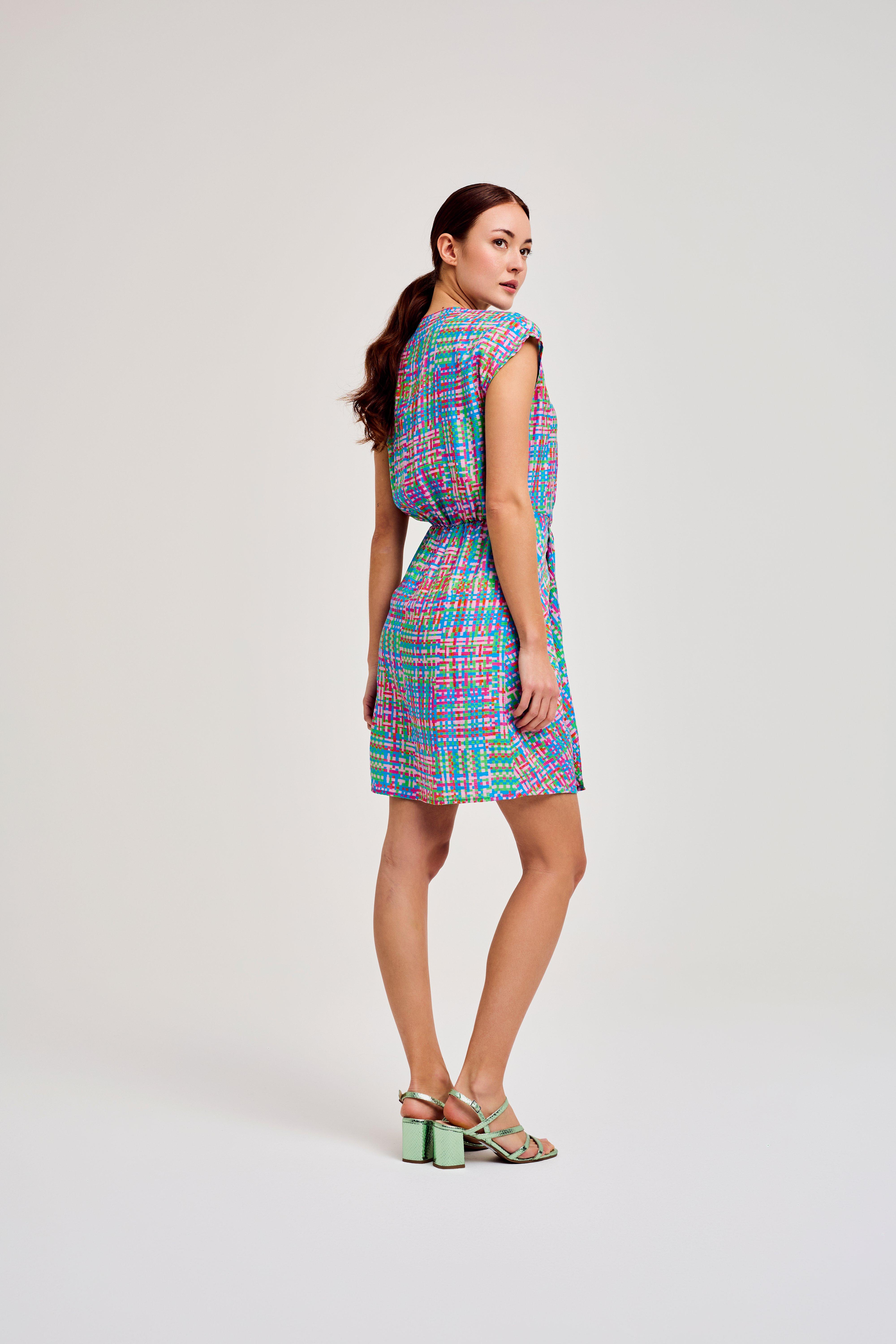 CKS Dames - DEMOS - Kurzes Kleid - Mehrfarbig