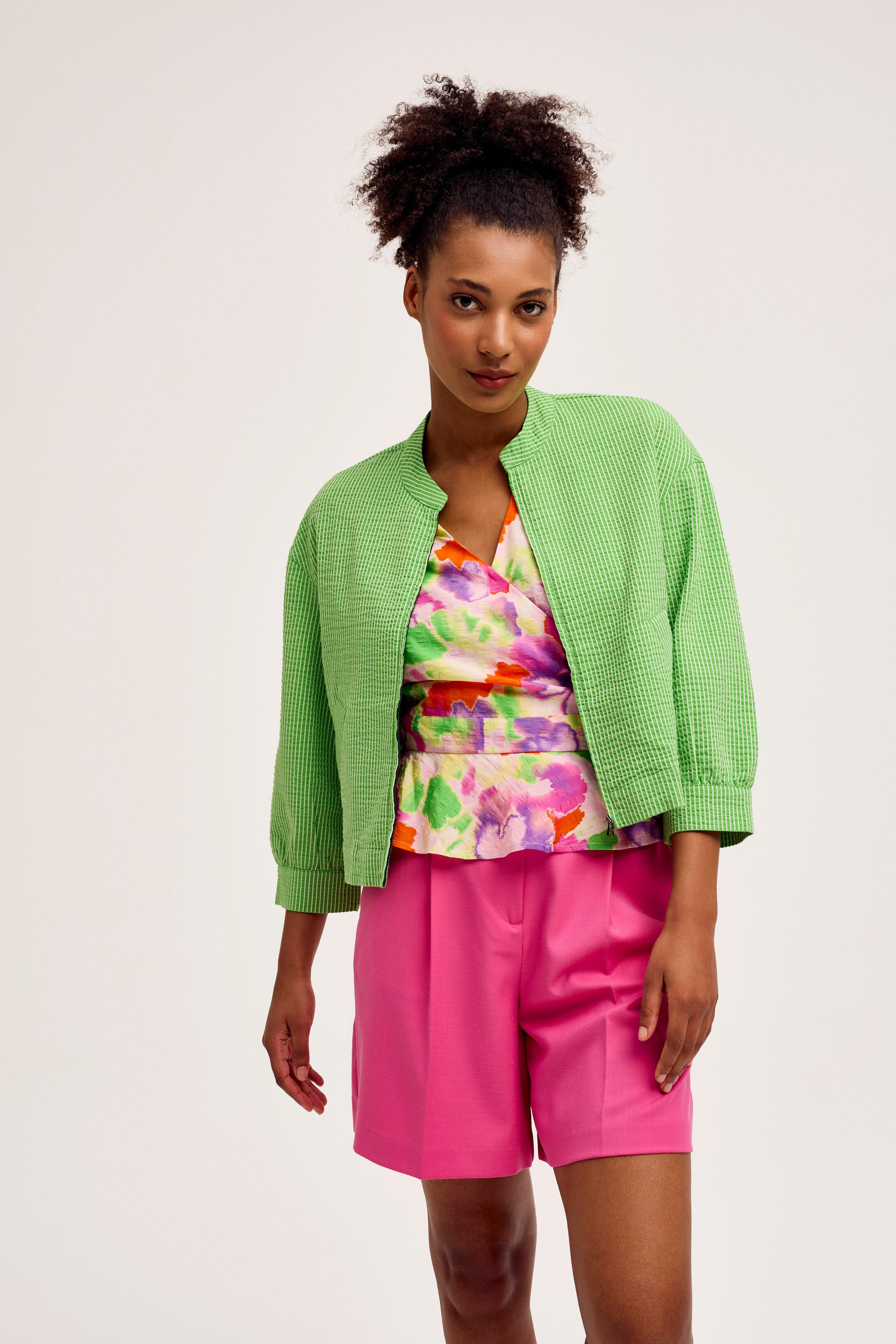 CKS Dames - INFINITE - short jacketfantasy - green