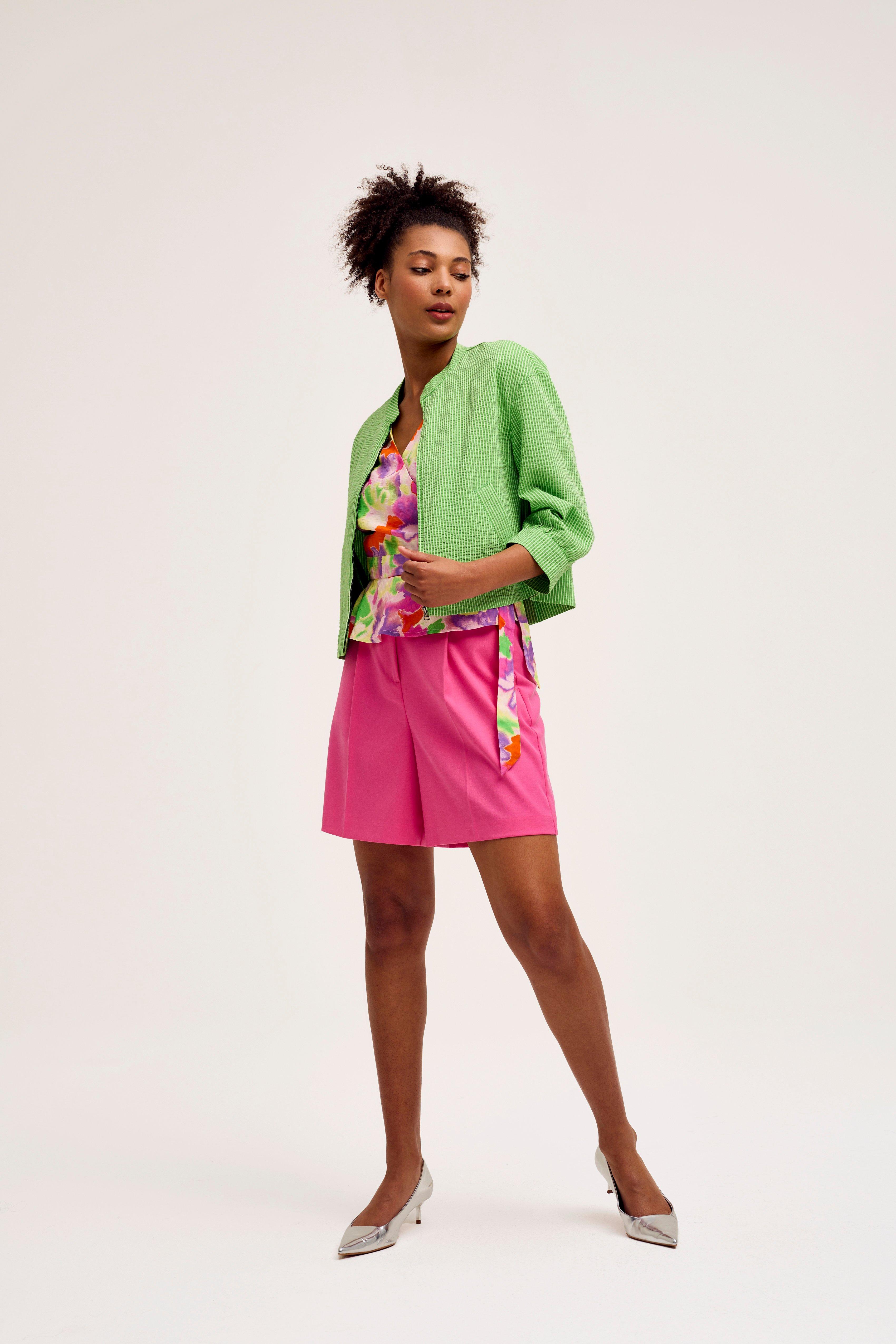 CKS Dames - INFINITE - short jacketfantasy - green