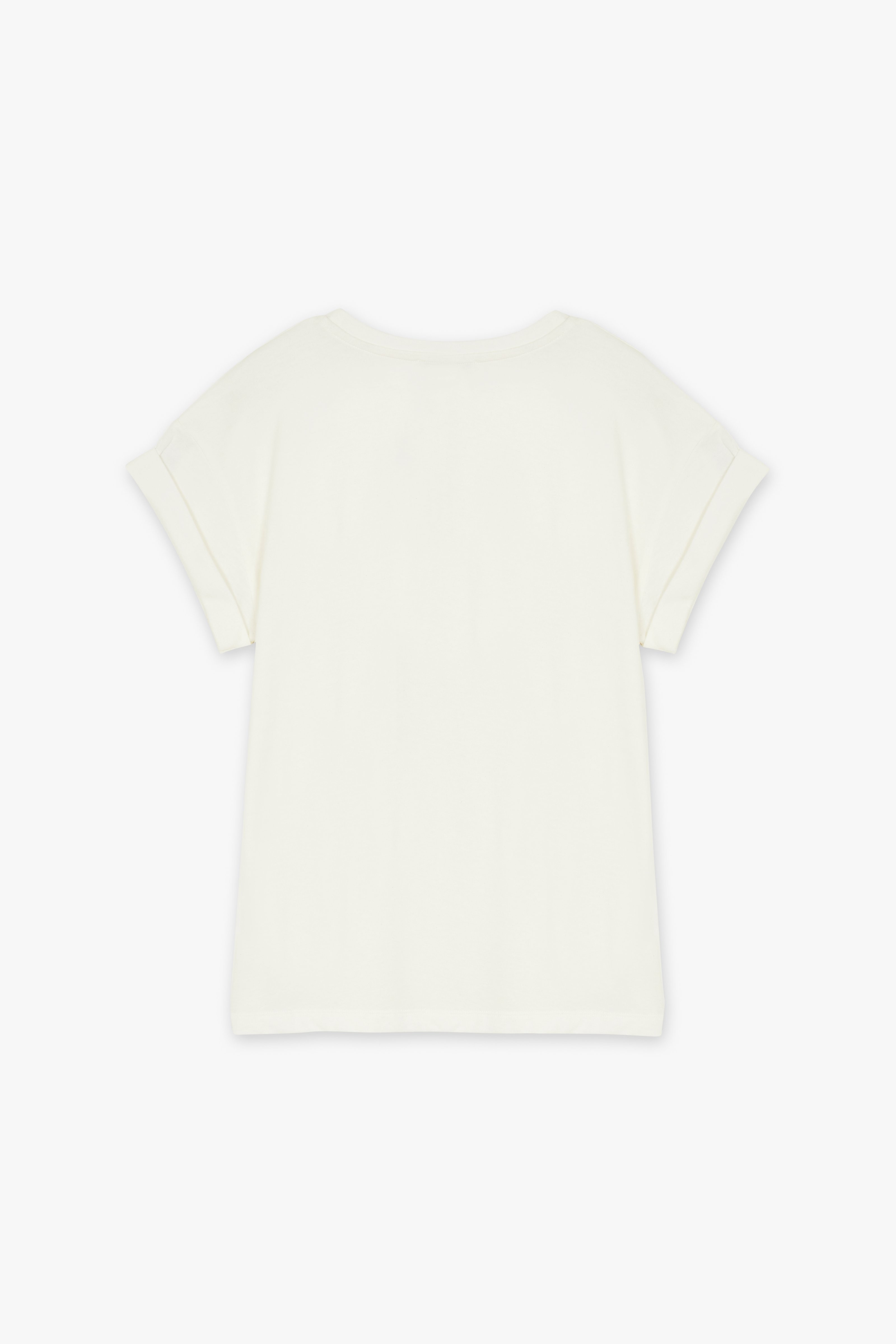 CKS Dames - JUNA - t-shirt korte mouwen - lichtbeige