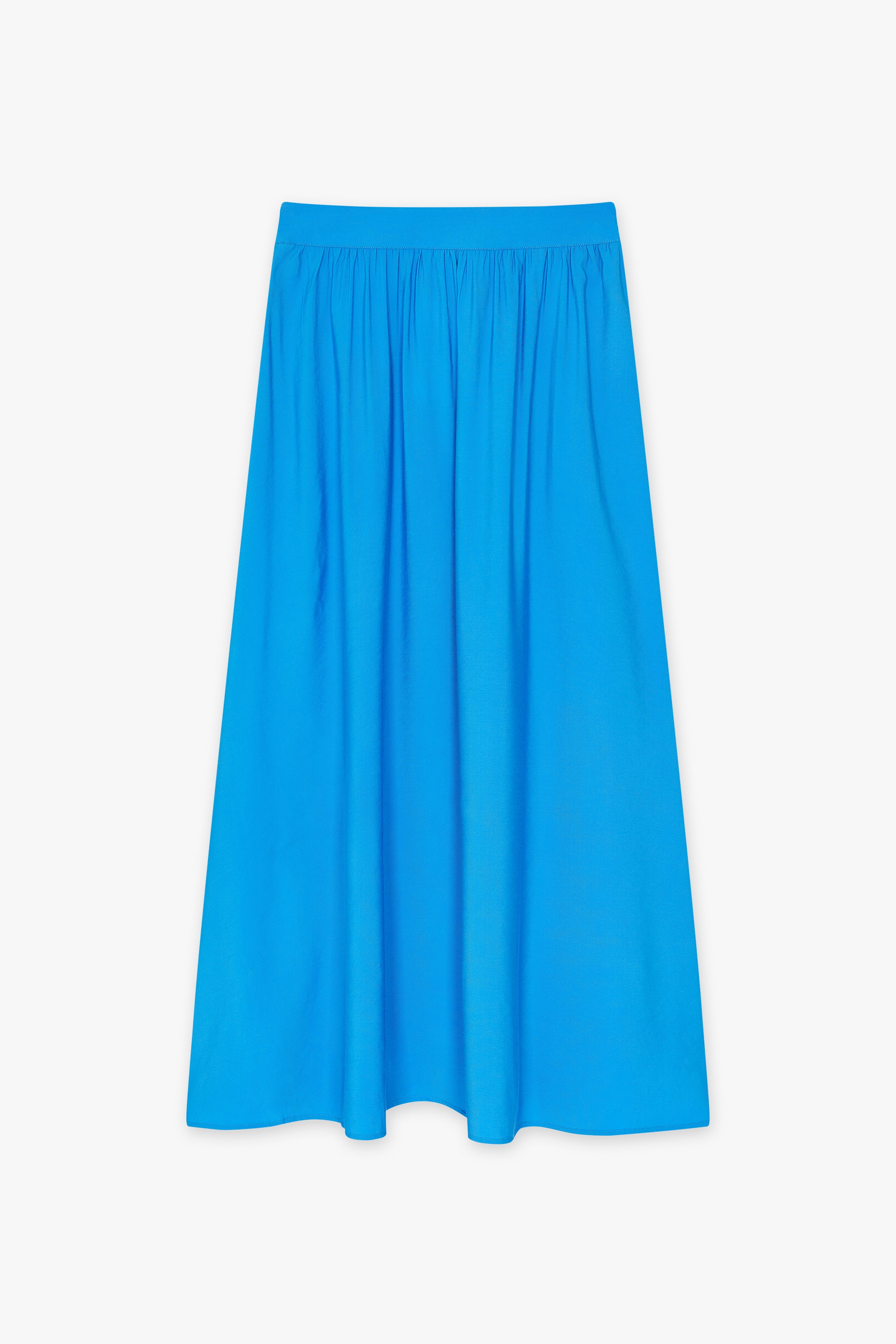 CKS Dames - SKOPJE - midi skirt - vivid blue