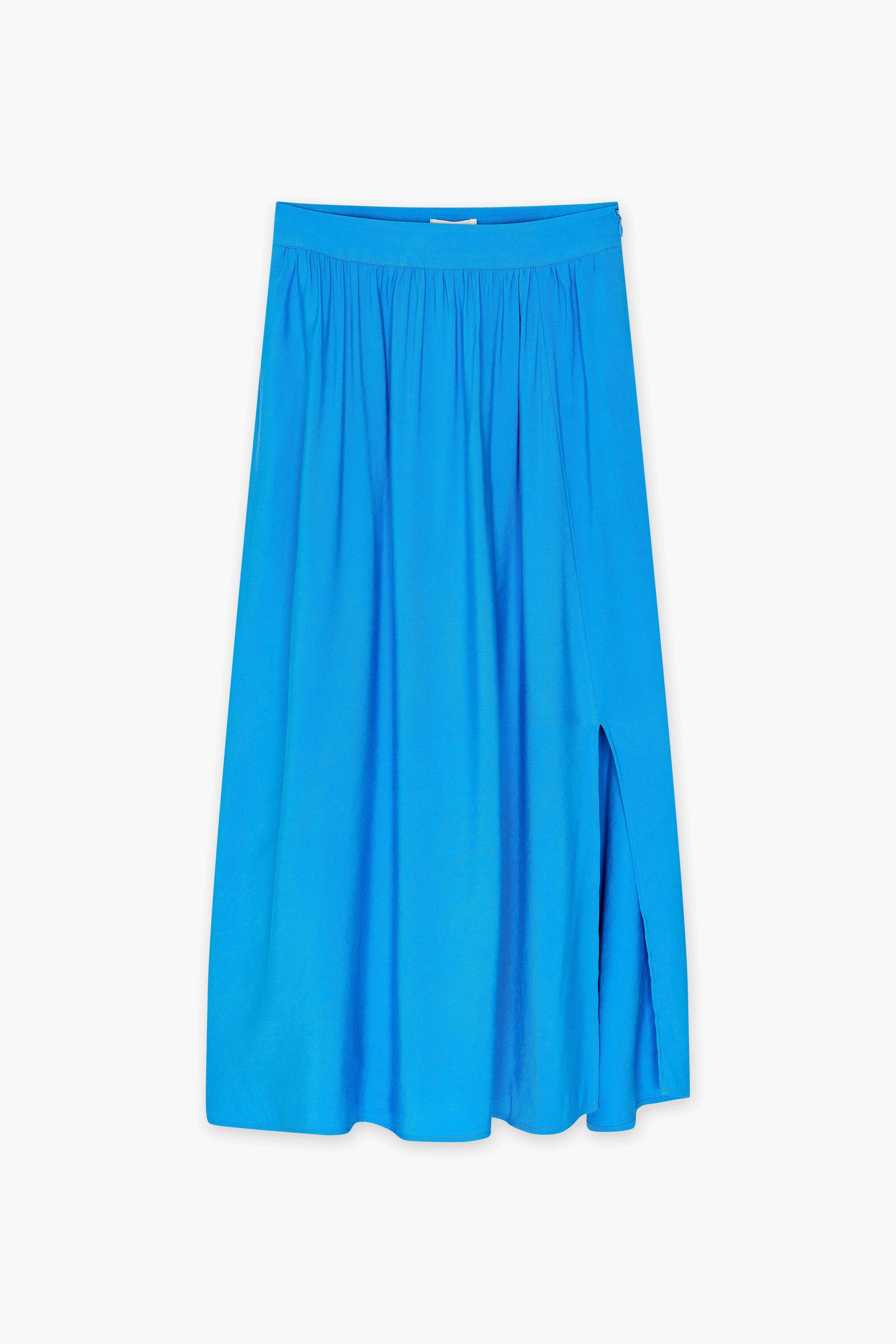 CKS Dames - SKOPJE - midi skirt - vivid blue