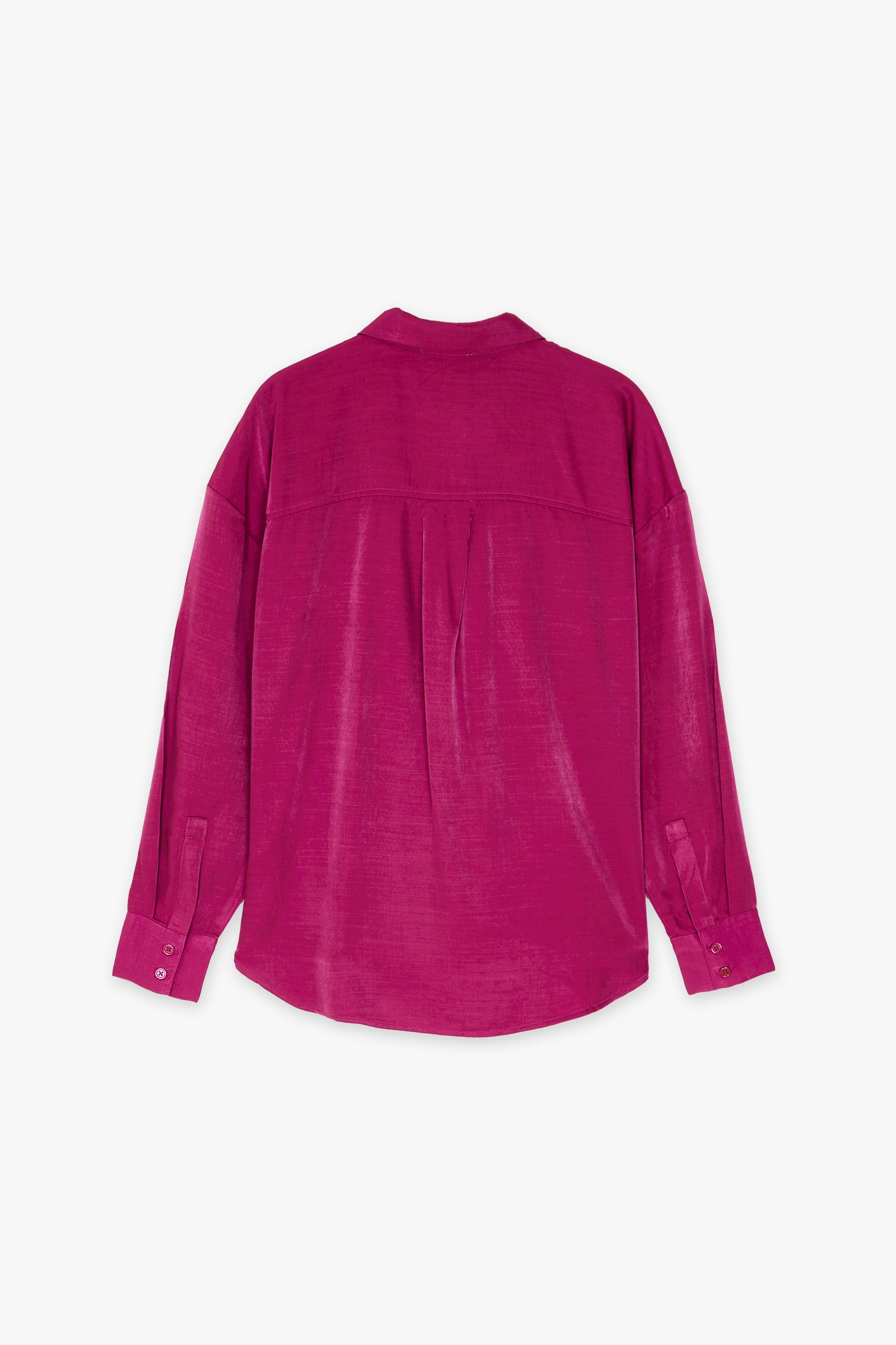 CKS Dames - RUTTEN - blouse lange mouwen - oudroze