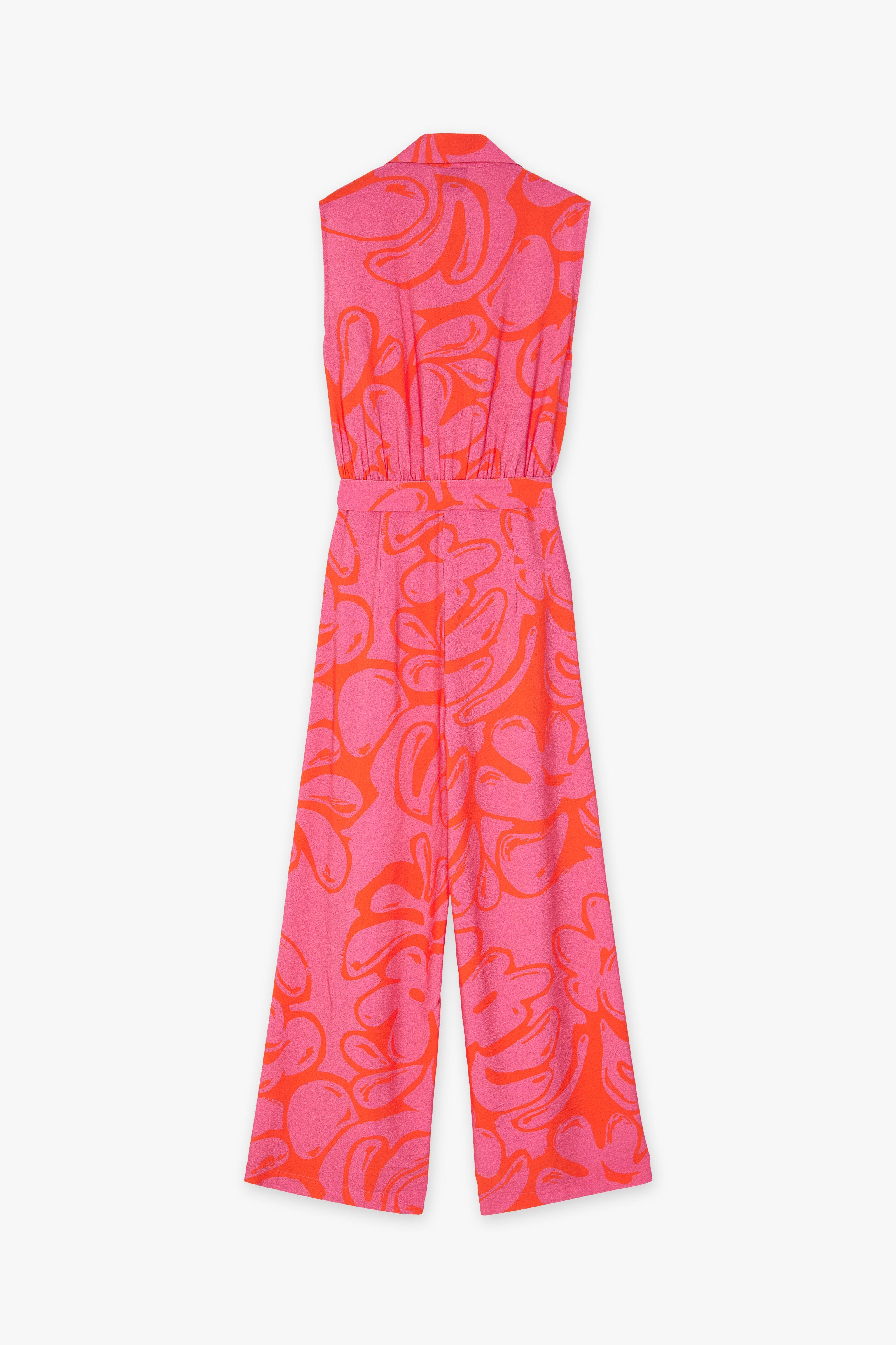 CKS Dames - JANALONG - jumpsuit - felroze