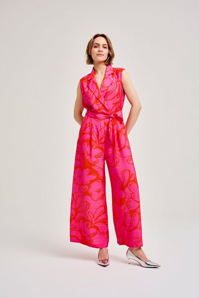 CKS Dames - JANALONG - jumpsuit - intens roze