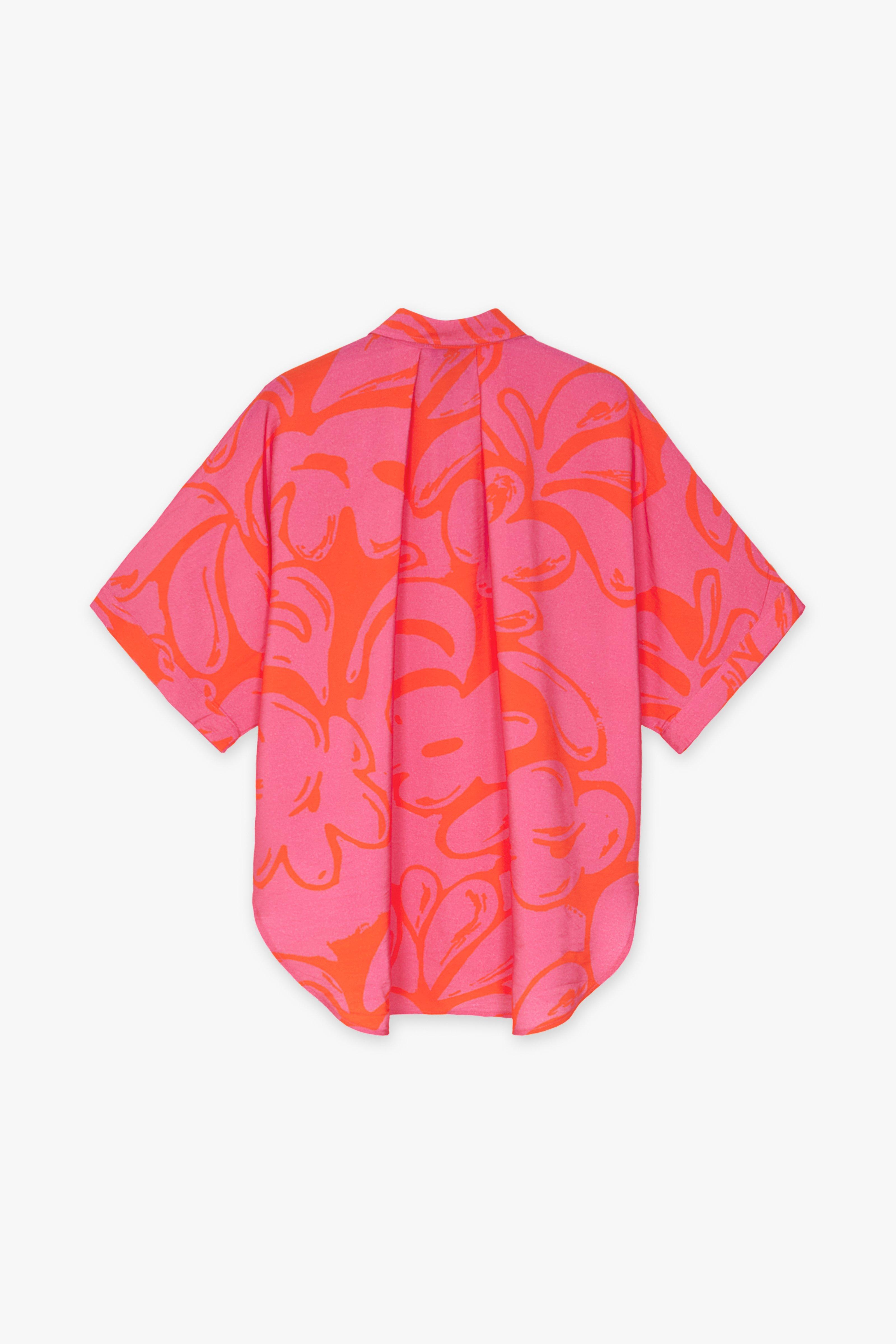 CKS Dames - SELAH - blouse long sleeves - bright pink