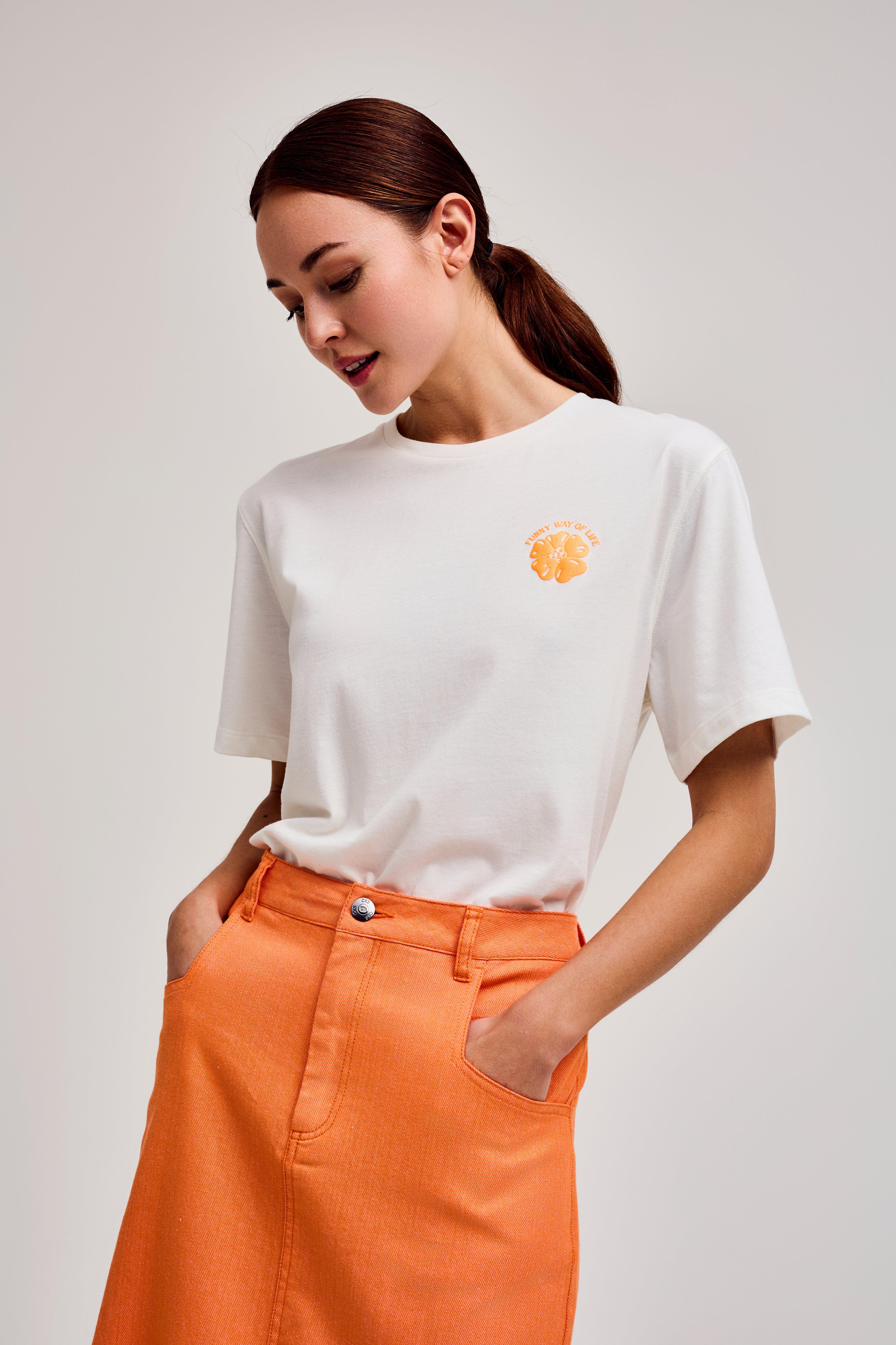 CKS Dames - SARIA - T-Shirt Kurzarm - Weiß